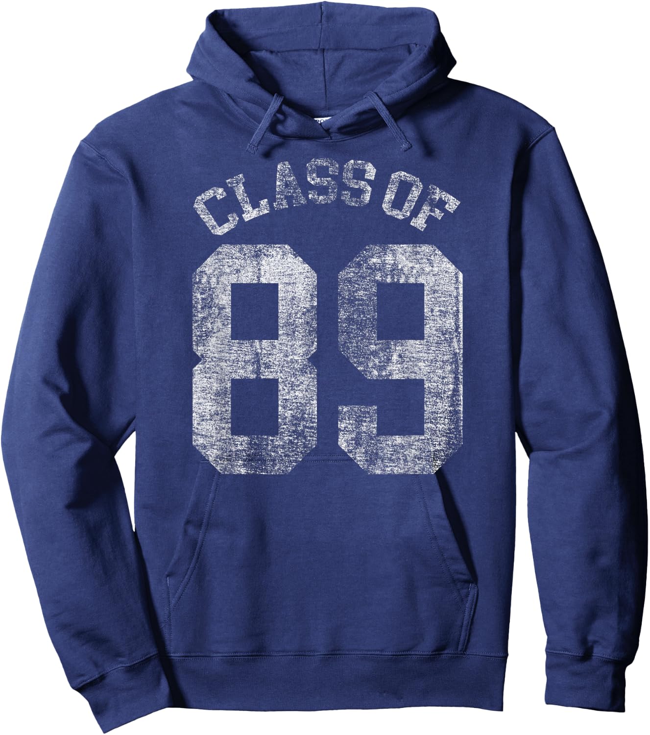 Retro Class of 1989 Graphic 1989 Graduate Hoodie - Hoodie | Navy
