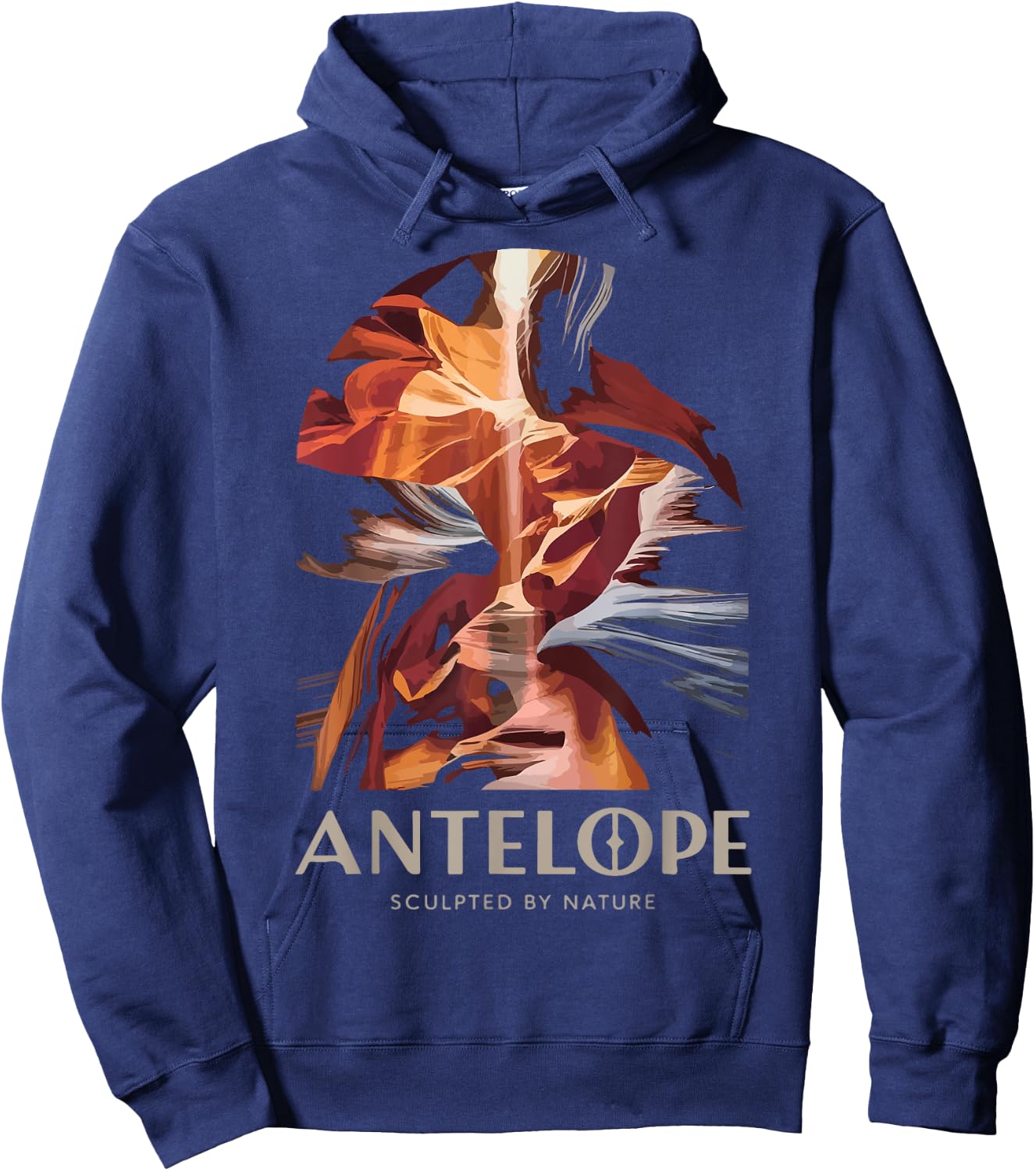 Arizona Canyon Hiking Antelope Canyon Hoodie - Hoodie | Navy
