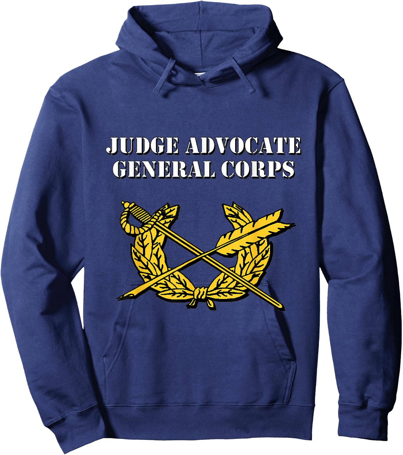 US Army Judge Advocate General Corps Shirt Hoodie - Hoodie | Navy