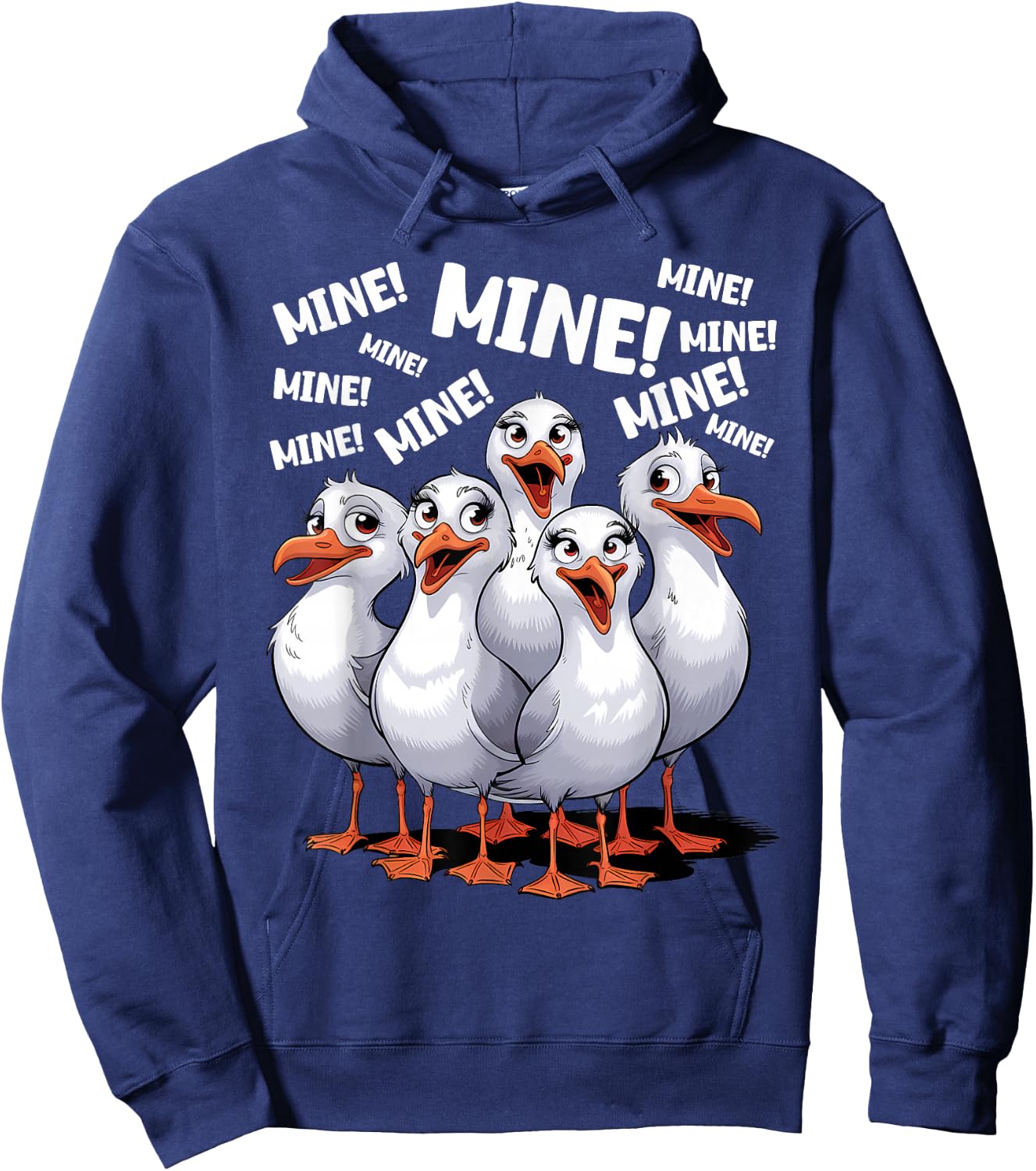 Mine! Seagull Mine! Hoodie - Hoodie | Navy
