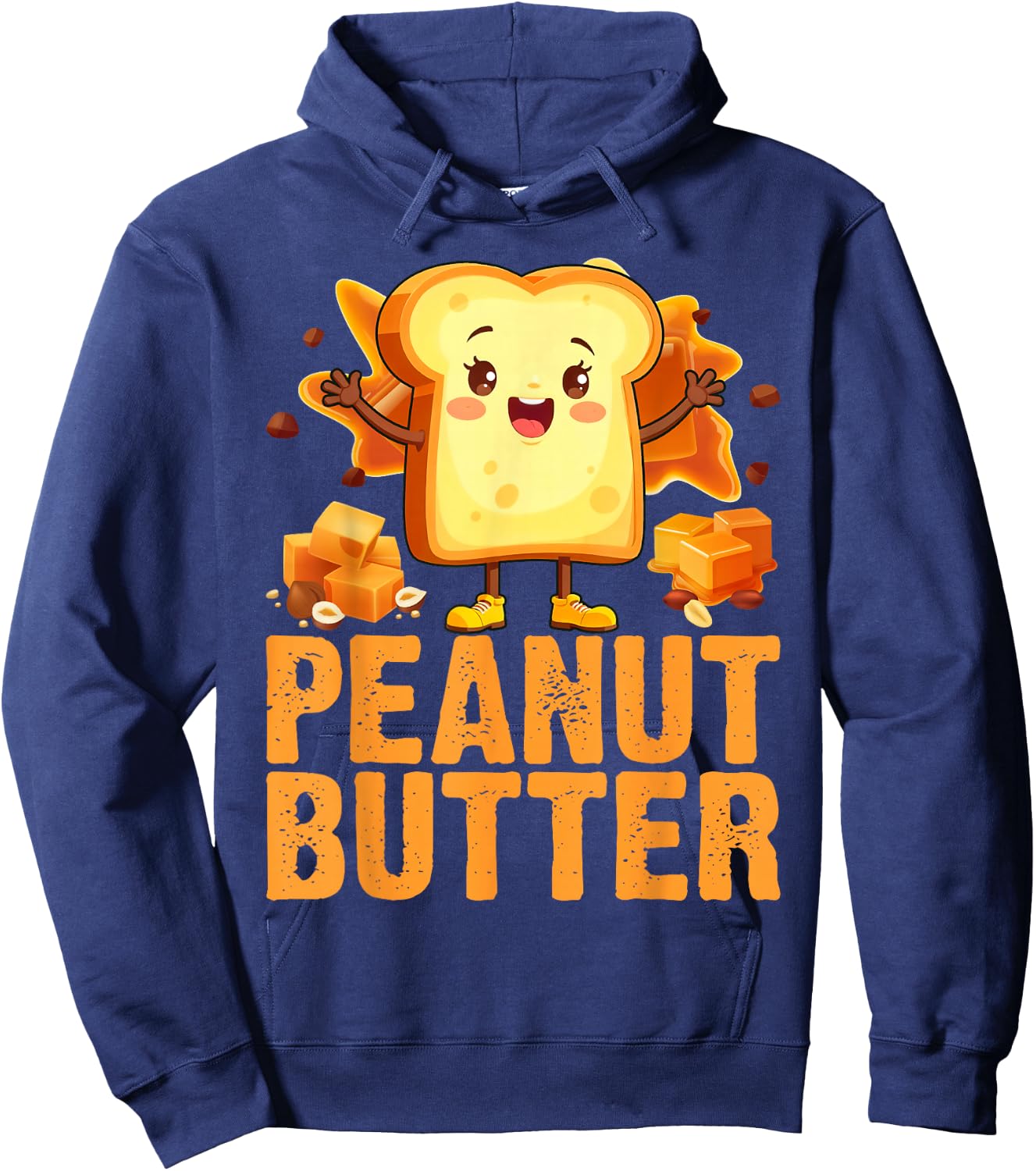 Peanut Butter Matching Peanut Butter Costume Hoodie - Hoodie | Navy