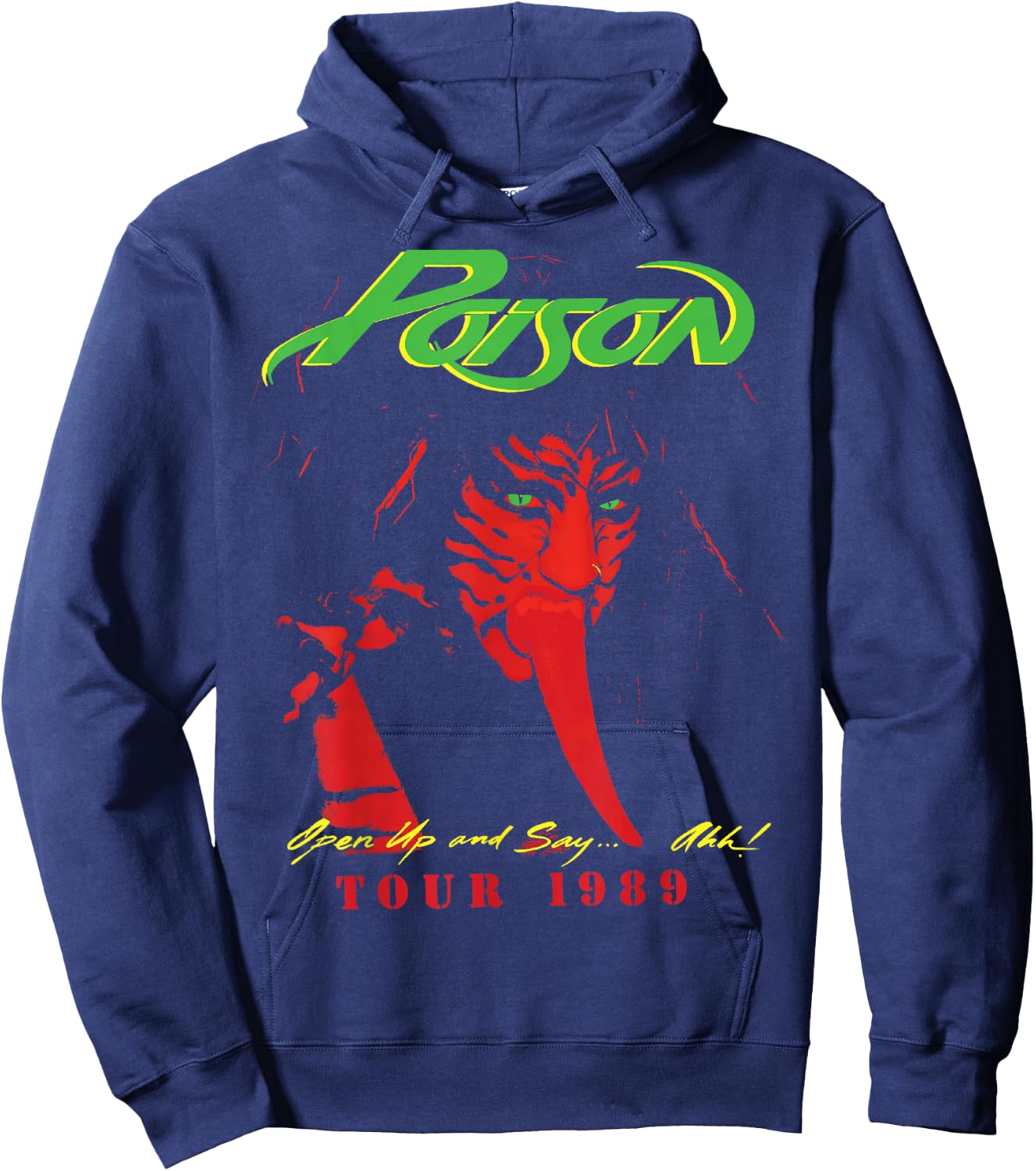 Poison - Tour 1989 Hoodie - Hoodie | Navy