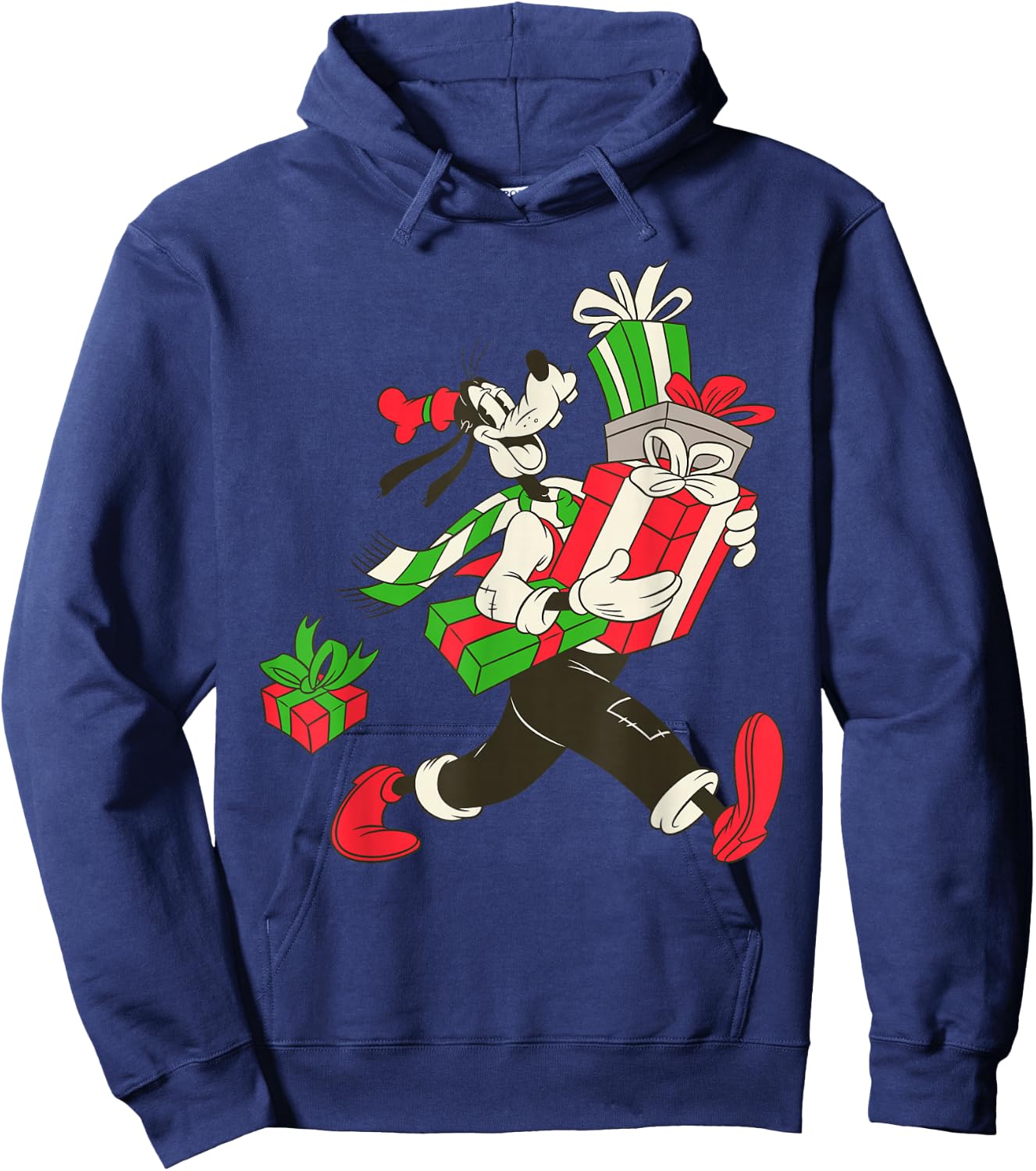 Disney Vintage Goofy Holiday Presents Hoodie - Hoodie | Navy