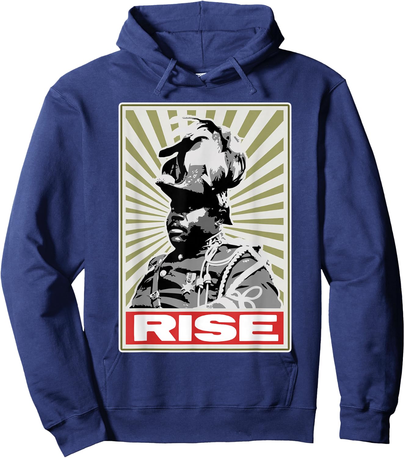 Black History Month - Rise Afrocentric Hoodie - Hoodie | Navy