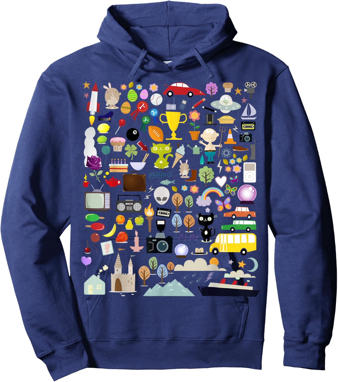 I Spy Game for Kids & Toddlers Hoodie - Hoodie | Navy