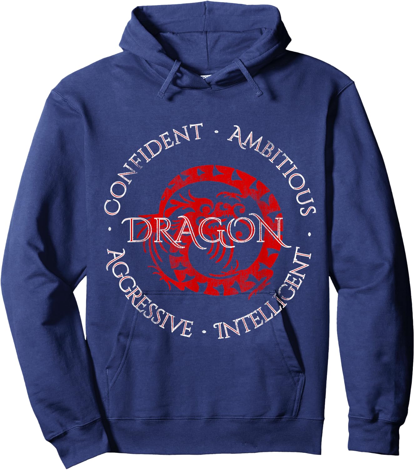 Year of the Dragon Chinese Zodiac / Horoscope Hoodie - Hoodie | Navy