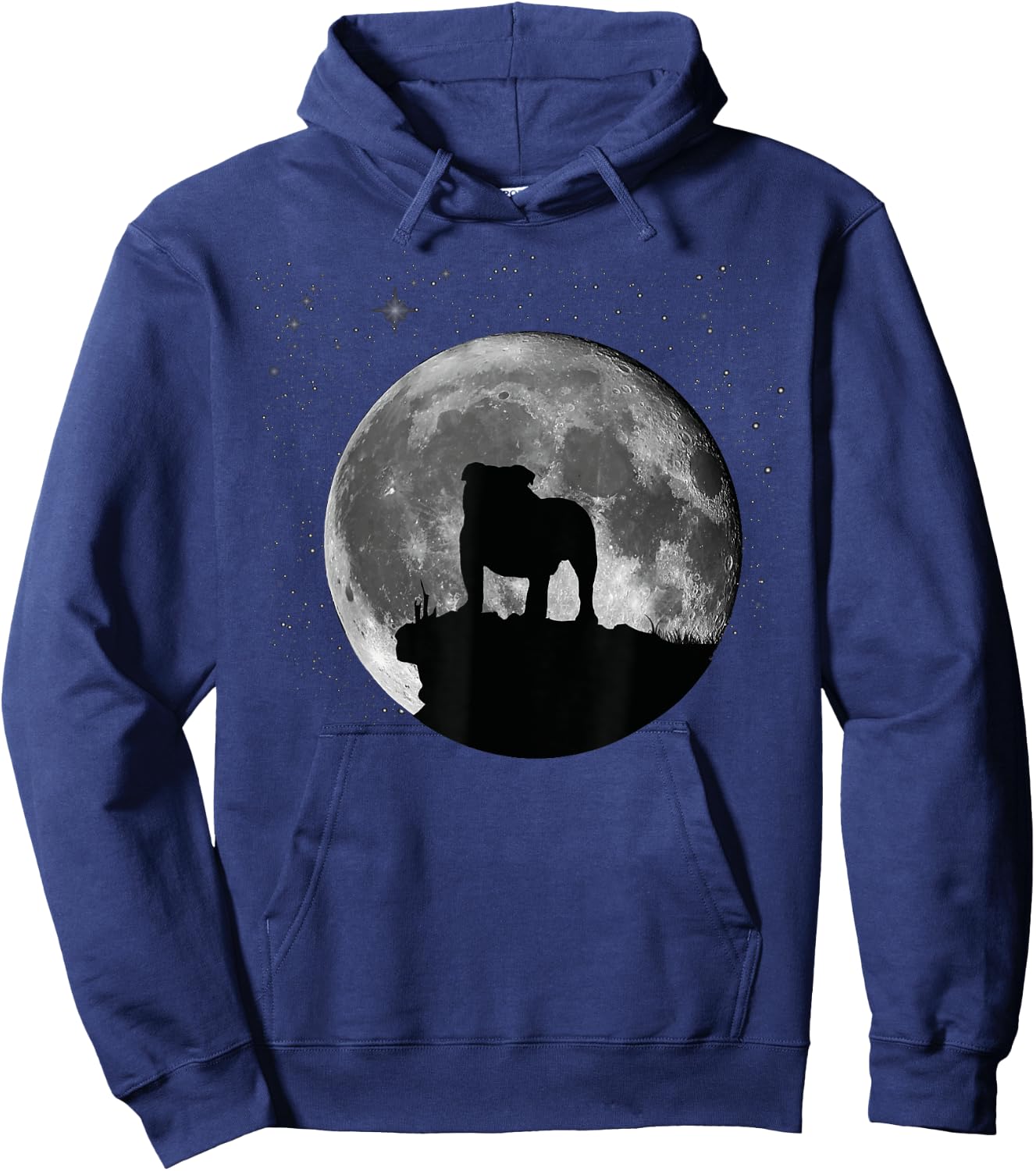 English Bulldog British Bulldog Men Women Kids Hoodie - Hoodie | Navy