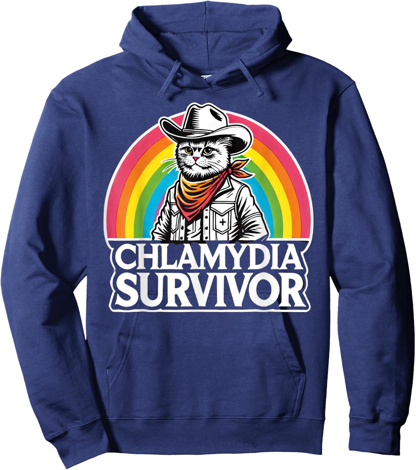 Chlamydia Survivor Hoodie - Hoodie | Navy
