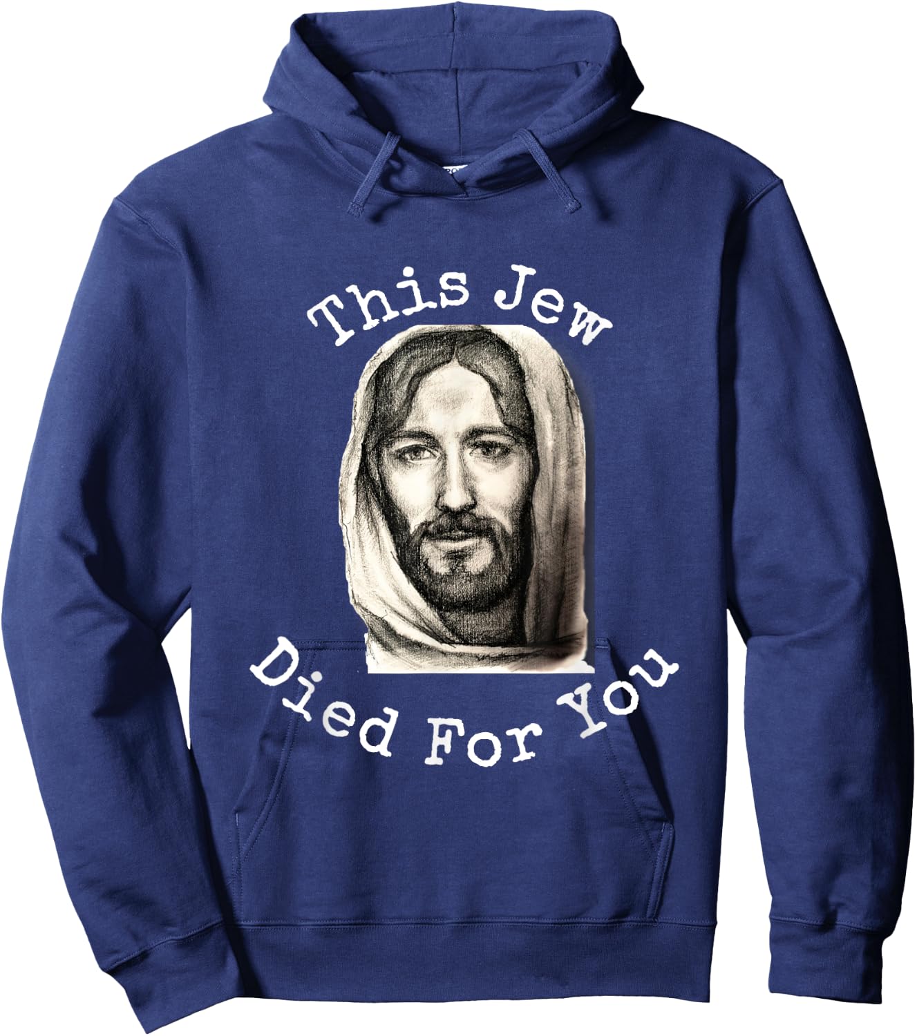 Messianic Christians | Jewish Jesus Hoodie - Hoodie | Navy