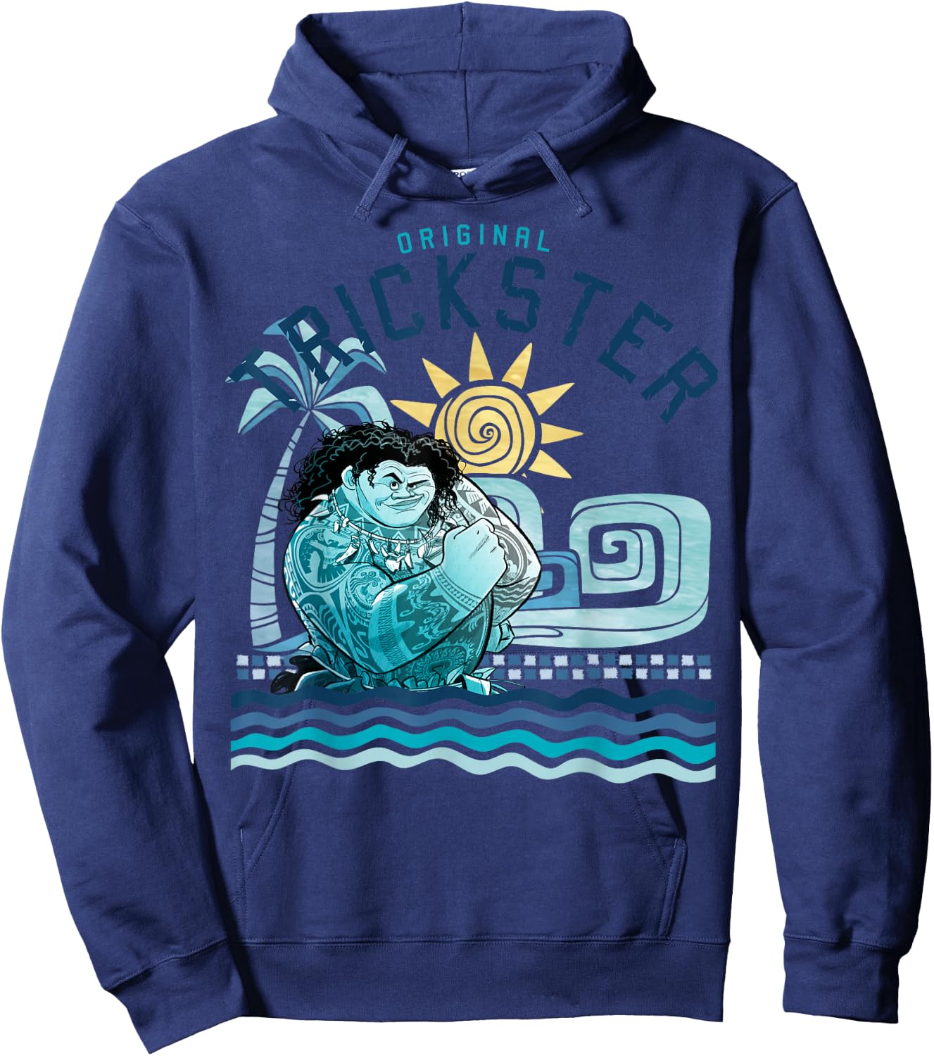 Disney Moana Maui Original Trickster Sunset C1 Hoodie - Hoodie | Navy