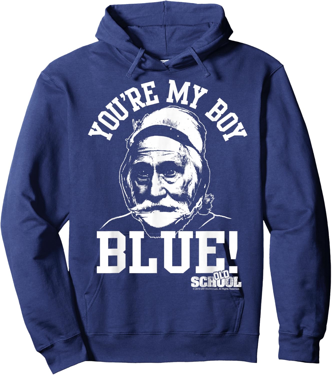 Old School You're My Boy Blue Hoodie - Hoodie | Navy