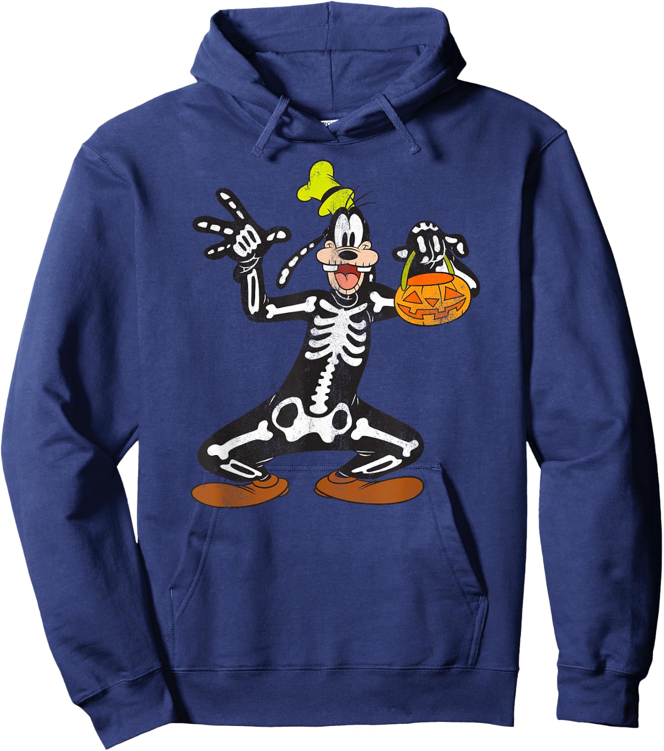 Disney - Goofy Skeleton Halloween Hoodie - Hoodie | Navy