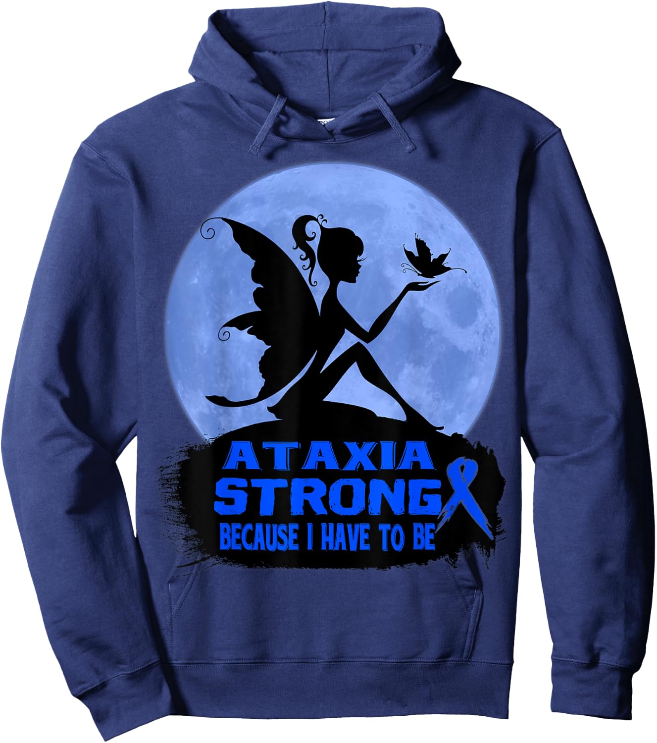 Ataxia Awareness Hoodie - Hoodie | Navy
