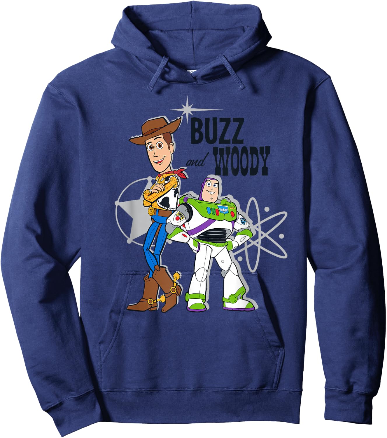 Disney Pixar Toy Story Buzz and Woody Hoodie - Hoodie | Navy
