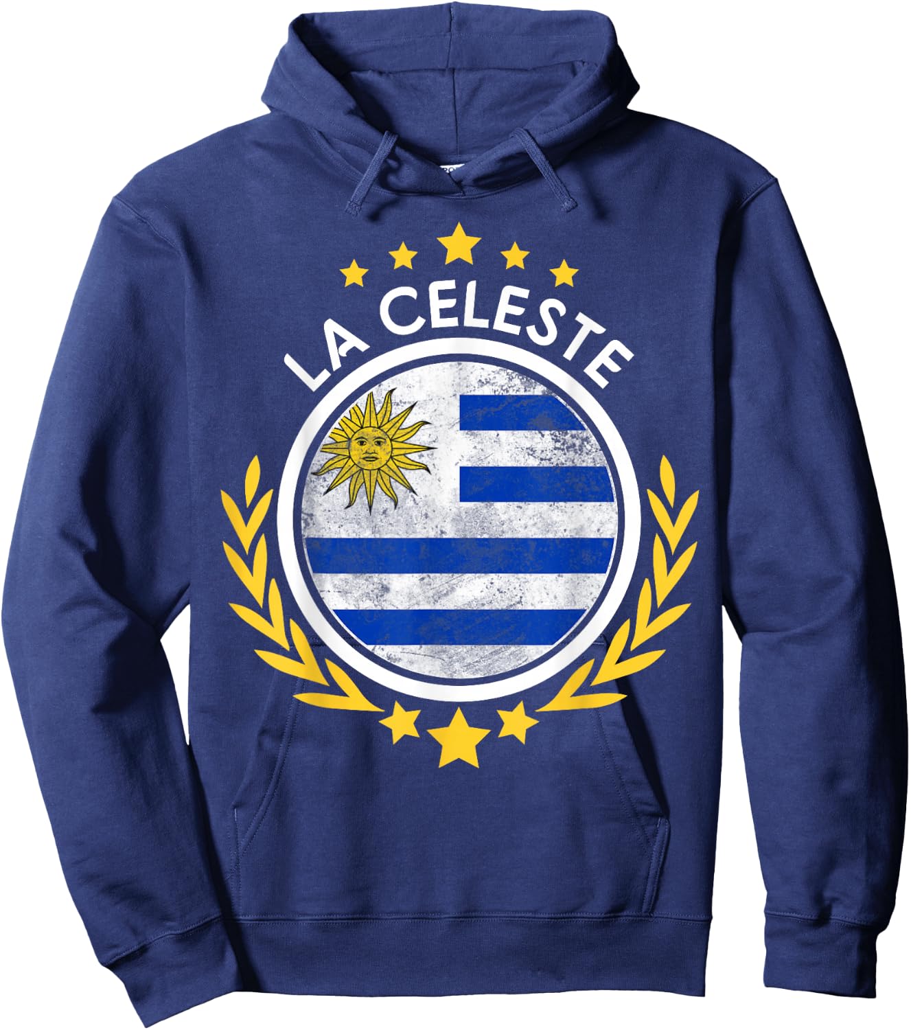 National Team Fan Wear Uruguay Soccer Fan Hoodie - Hoodie | Navy