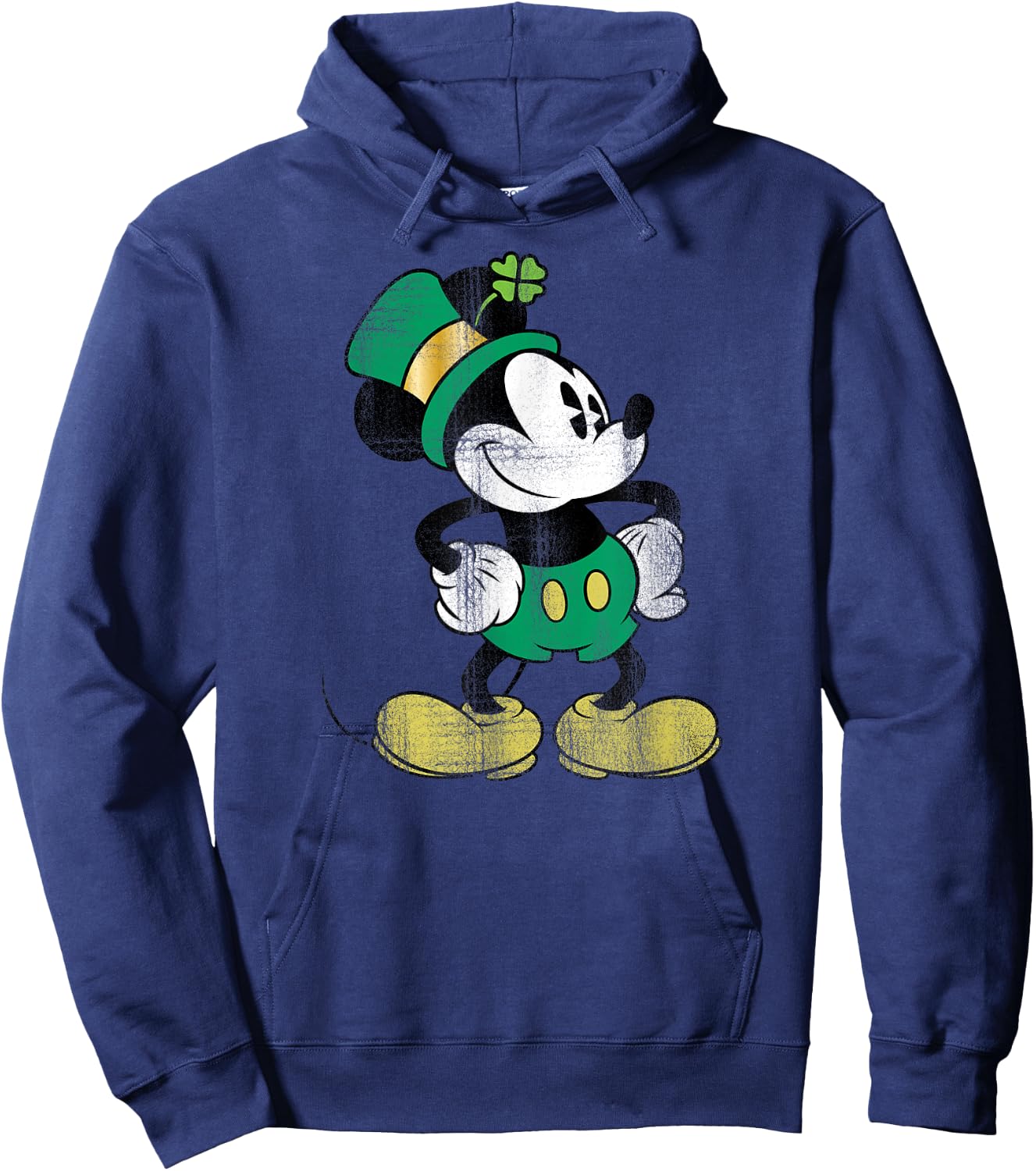 Mickey Mouse - St. Patrick's Day Leprechaun Hoodie - Hoodie | Navy