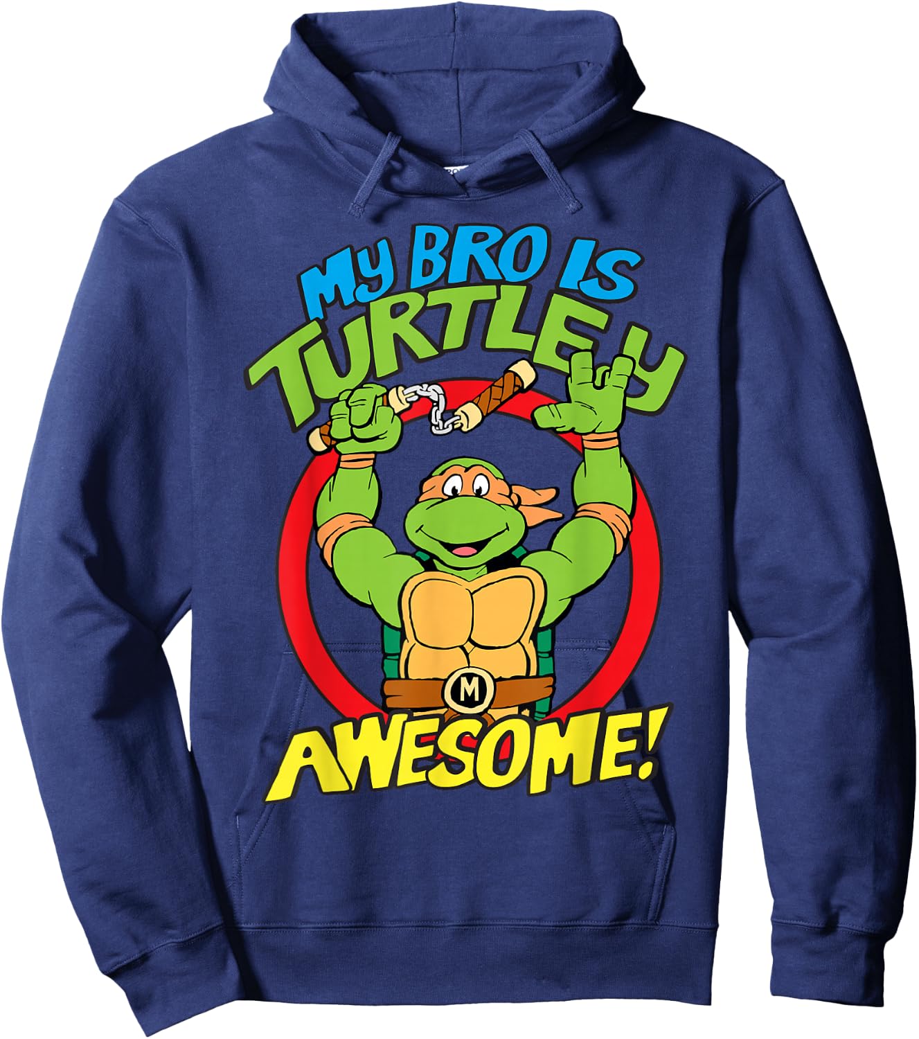 Teenage Mutant Ninja Turtles My Bro Is Awesome Hoodie - Hoodie | Navy