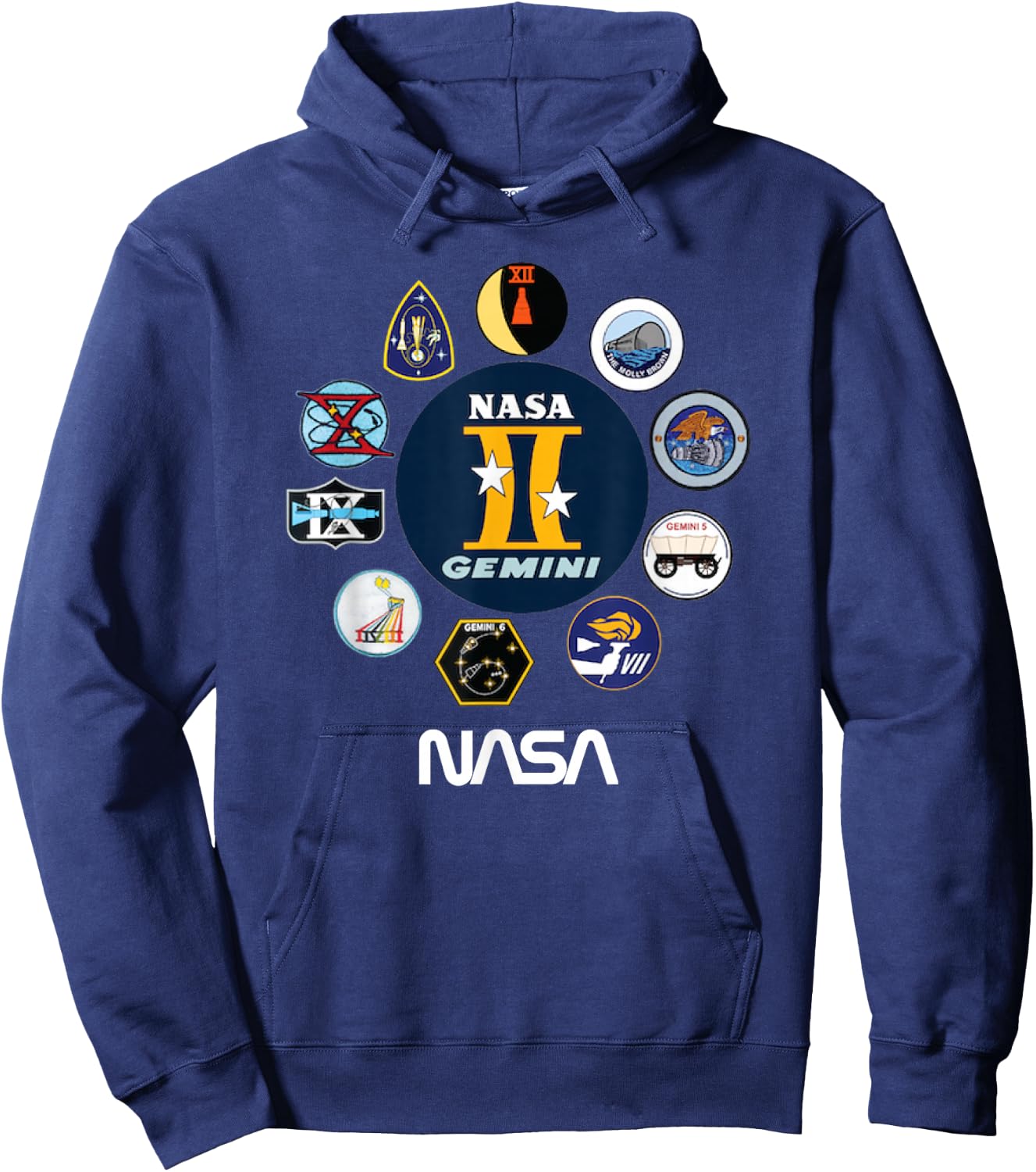 NASA Project Gemini Hoodie - Hoodie | Navy