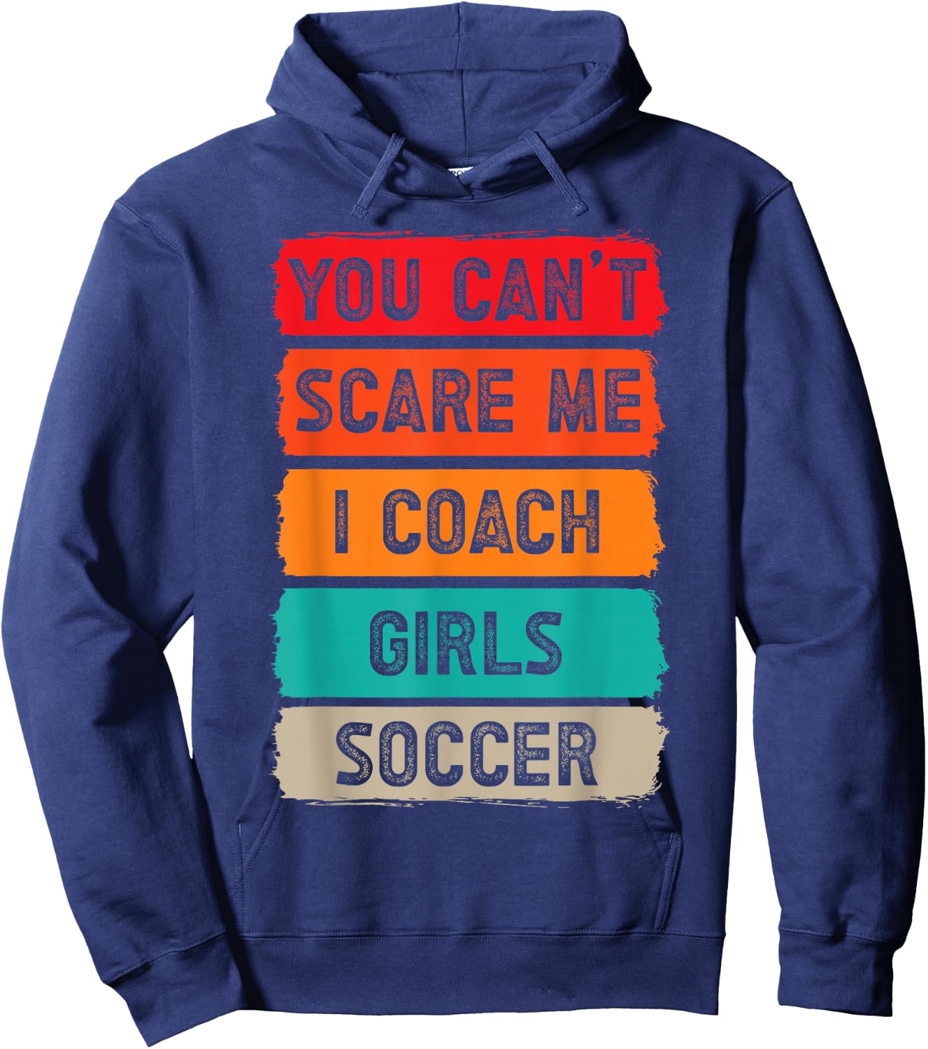 Soccer Girl Coach Hoodie - Hoodie | Navy