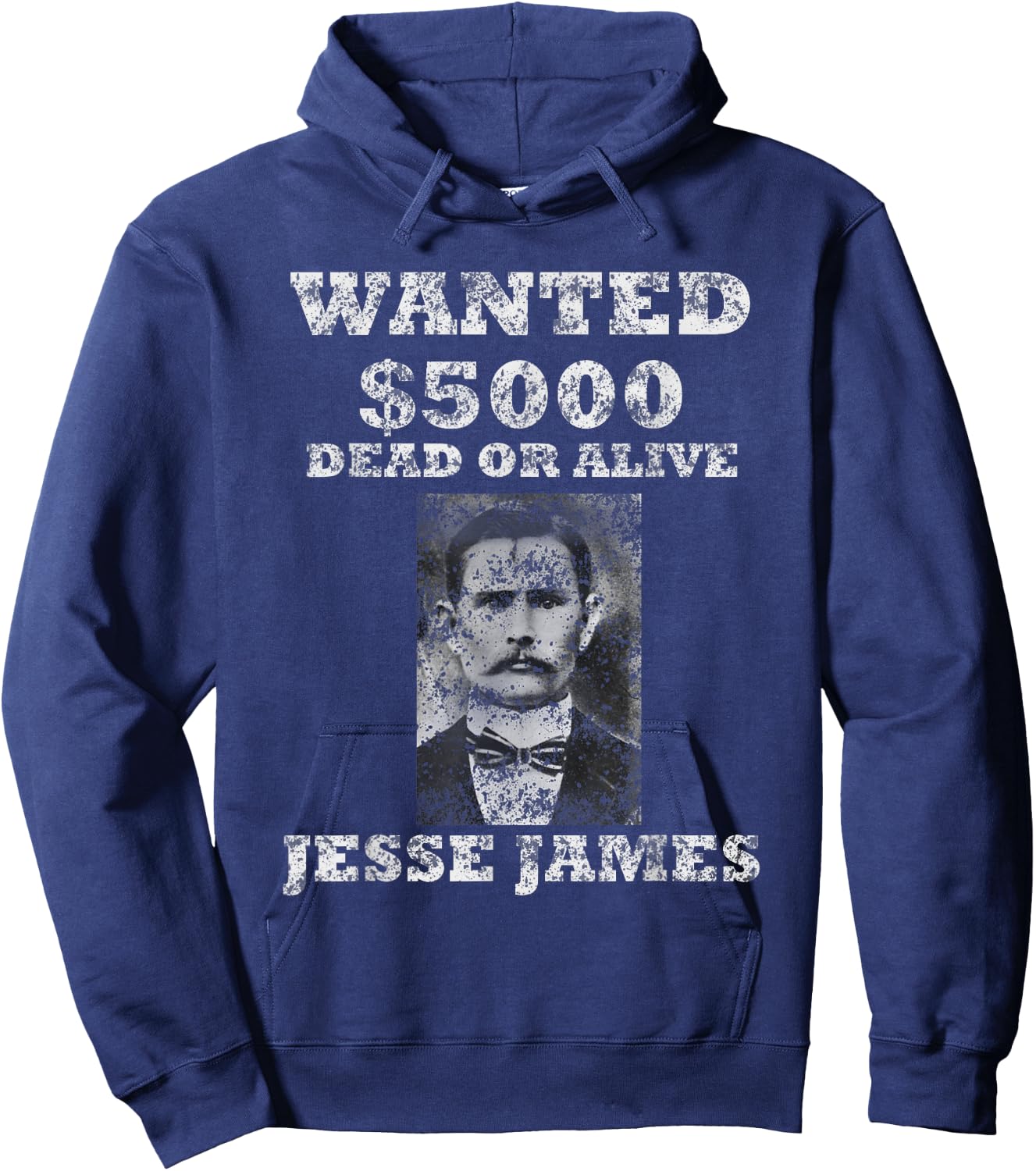 OutLaw Jesse James T Shirt Hoodie - Hoodie | Navy