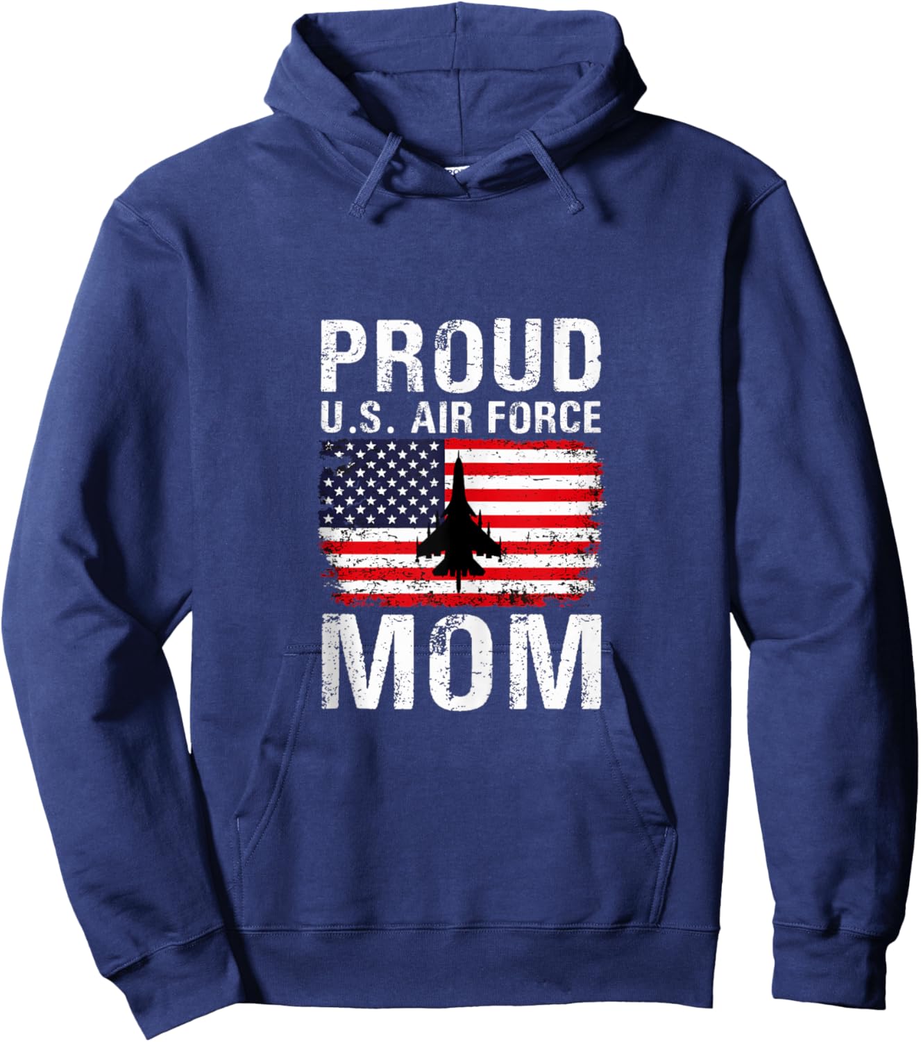 Veteran U.S. Air Force Proud Mom Hoodie - Hoodie | Navy