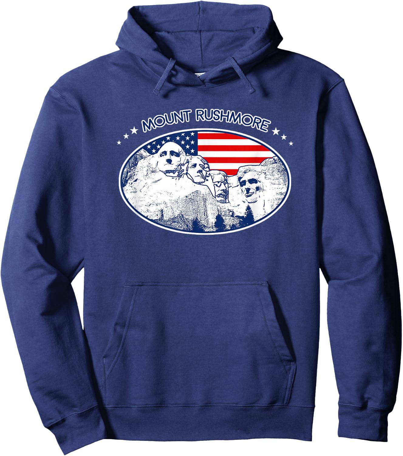 Mount Rushmore USA America South Dakota Hoodie - Hoodie | Navy