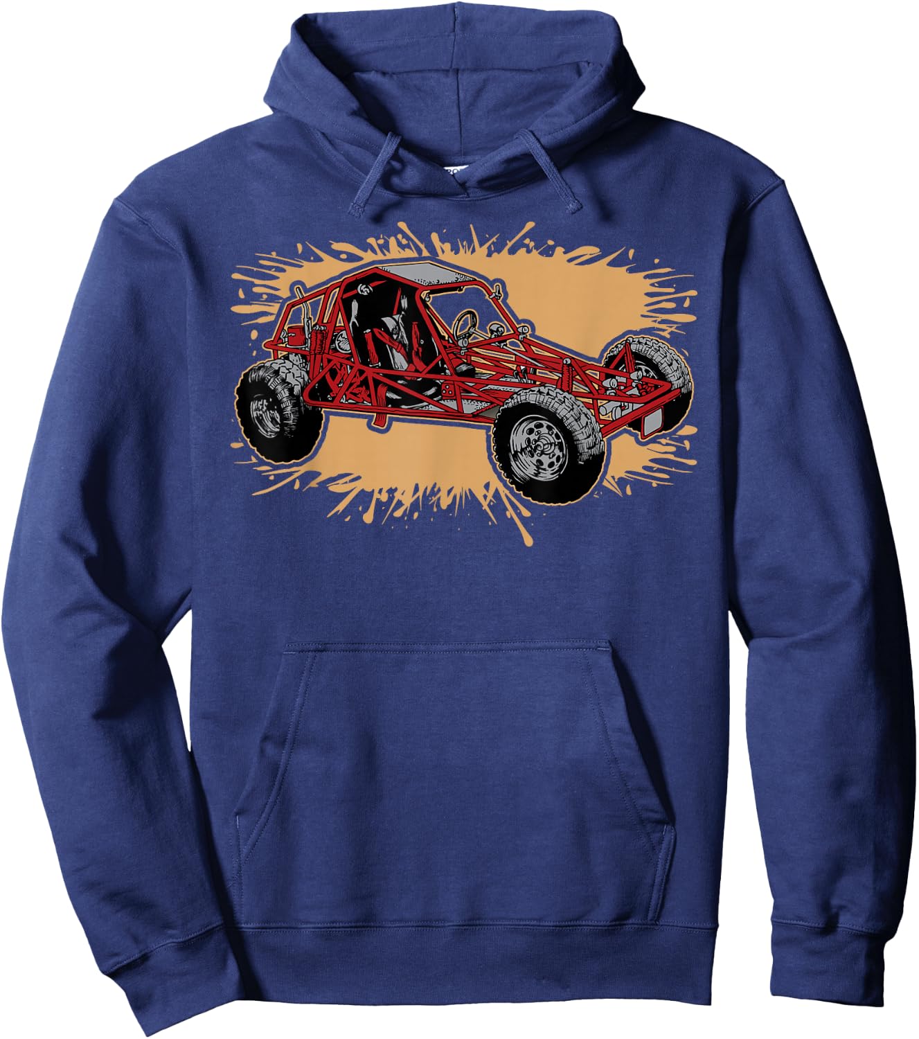 Dune Buggy Off Road Sand Rail 4x4 Hoodie - Hoodie | Navy