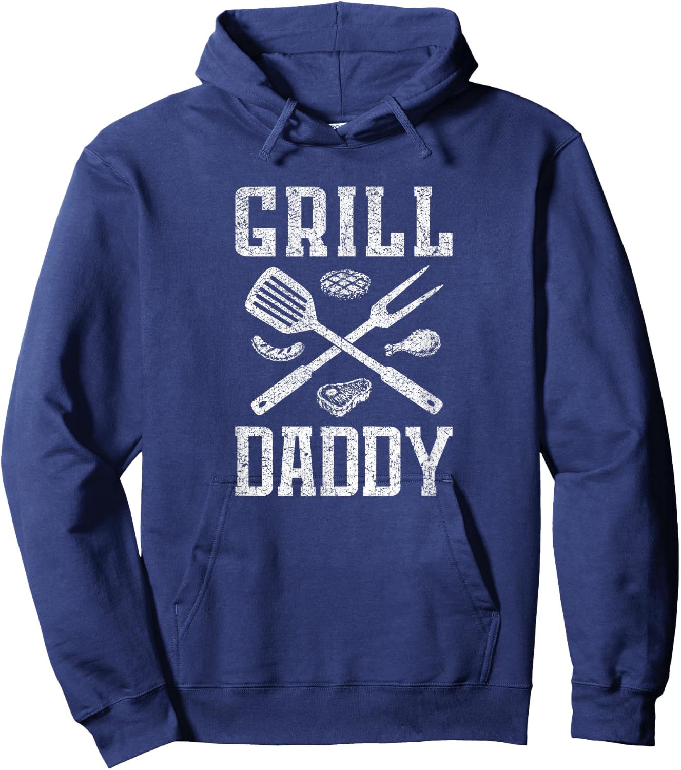 Grill Daddy BBQ Barbecue Lover Hoodie - Hoodie | Navy