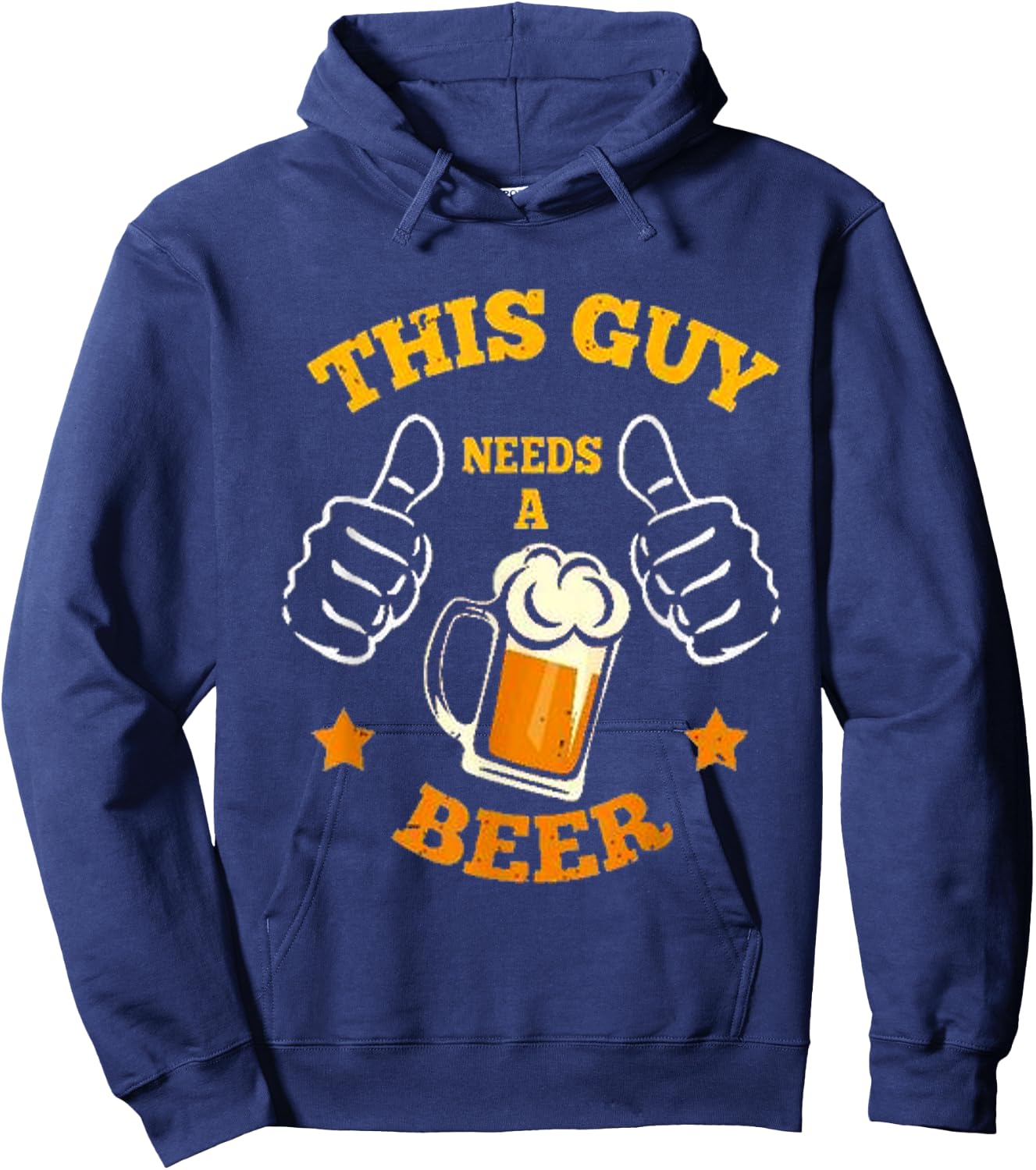 This Guy needs A Beer Hoodie - Hoodie | Navy