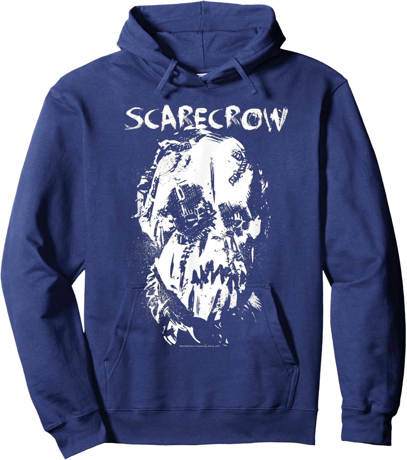 Batman Begins Scarecrow Face Hoodie - Hoodie | Navy