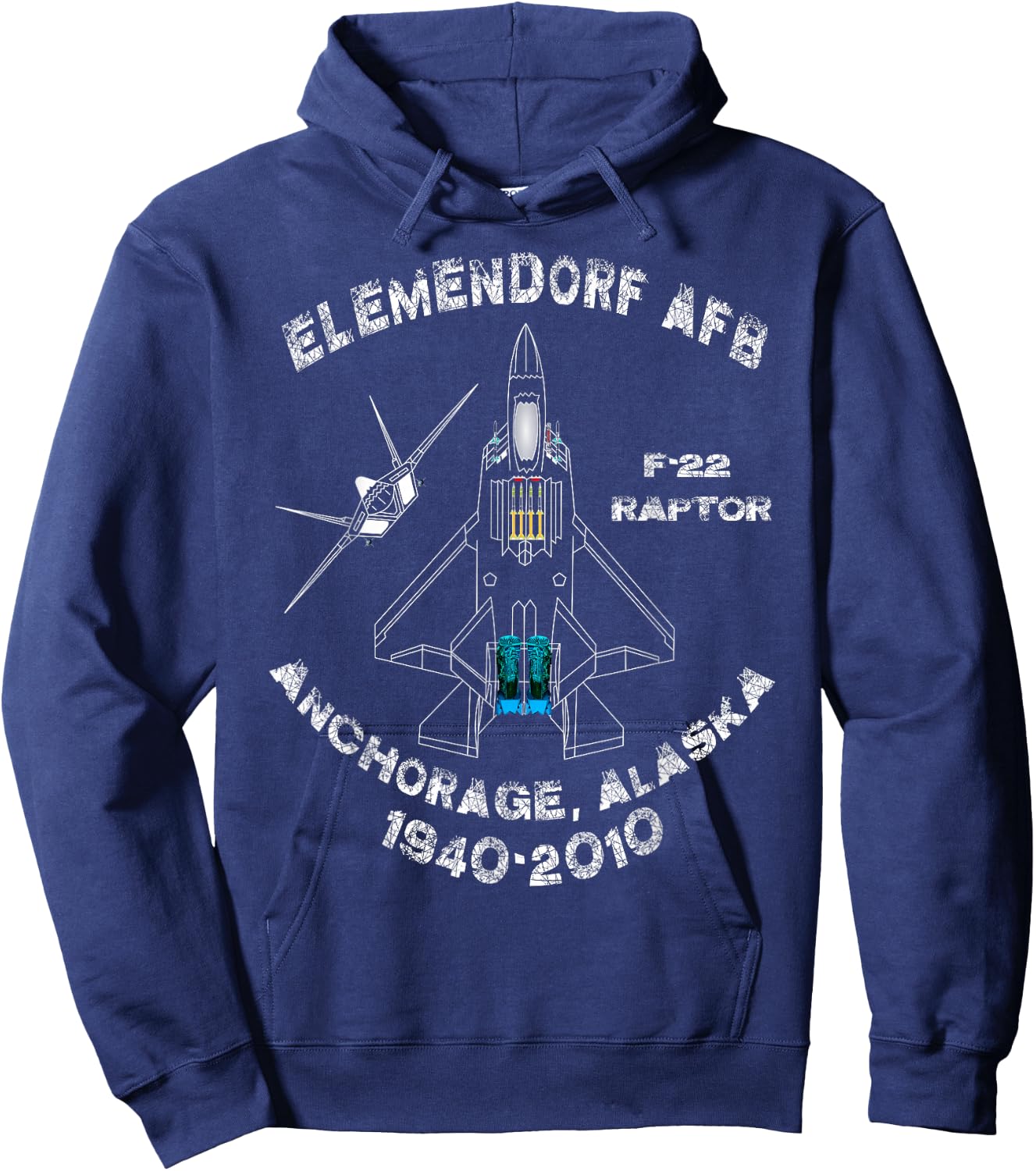 Elmendorf AFB Hoodie - Hoodie | Navy