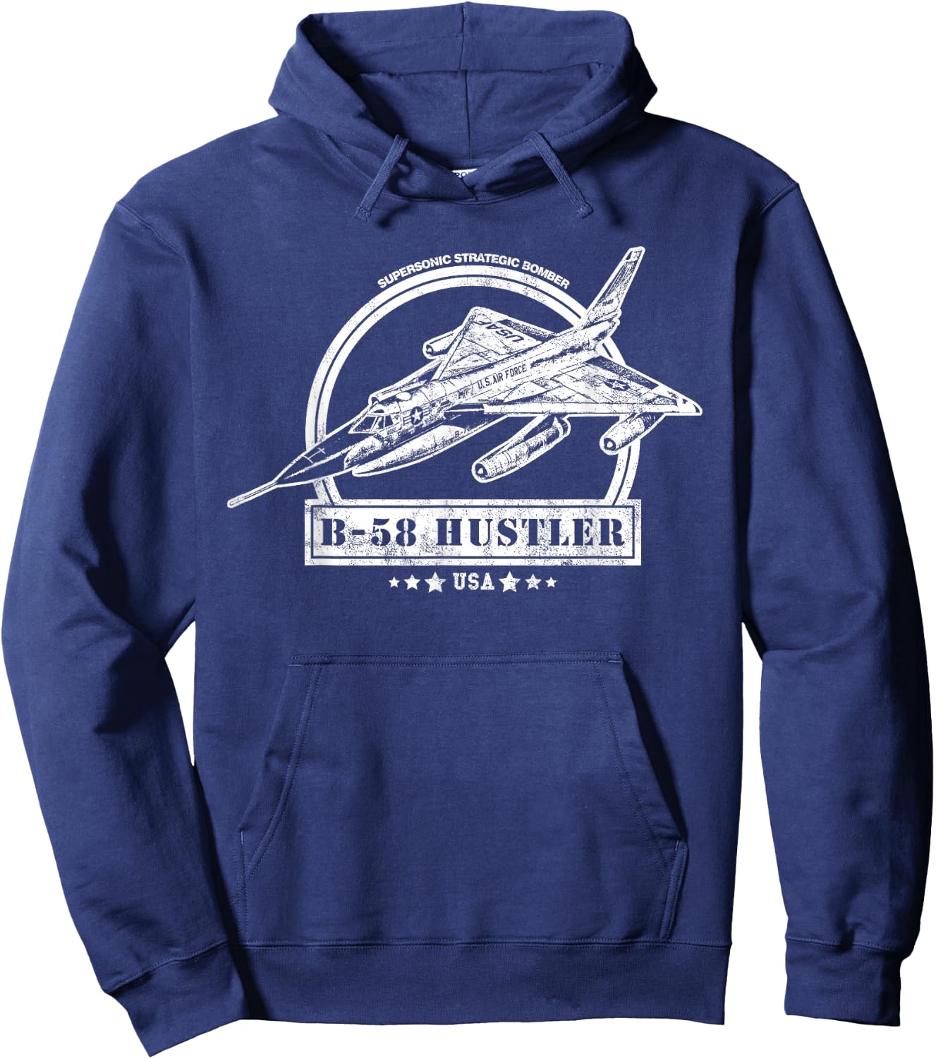 B-58 Hustler Aircraft Hoodie - Hoodie | Navy