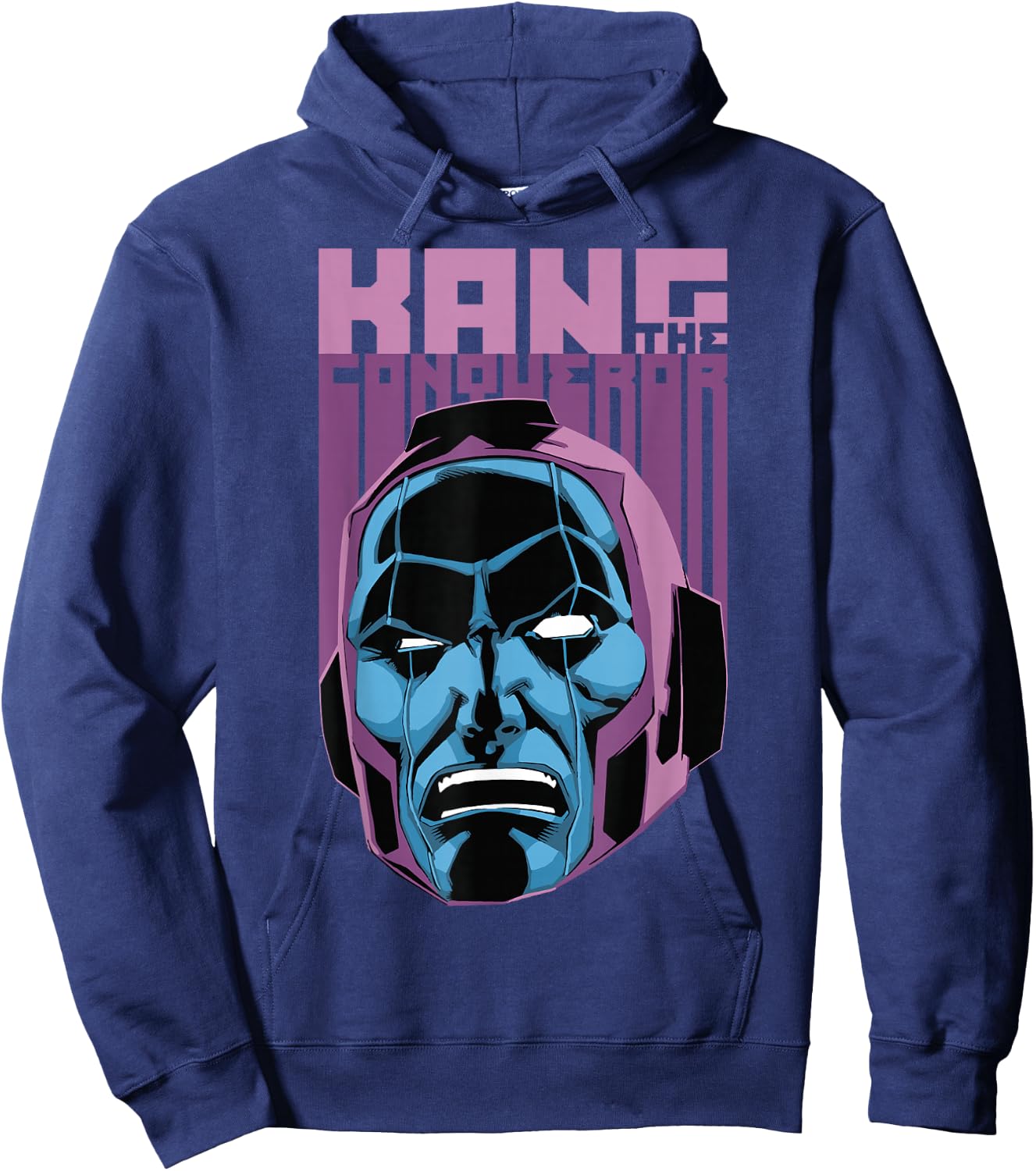 Marvel Kang The Conqueror Big Face Hoodie - Hoodie | Navy