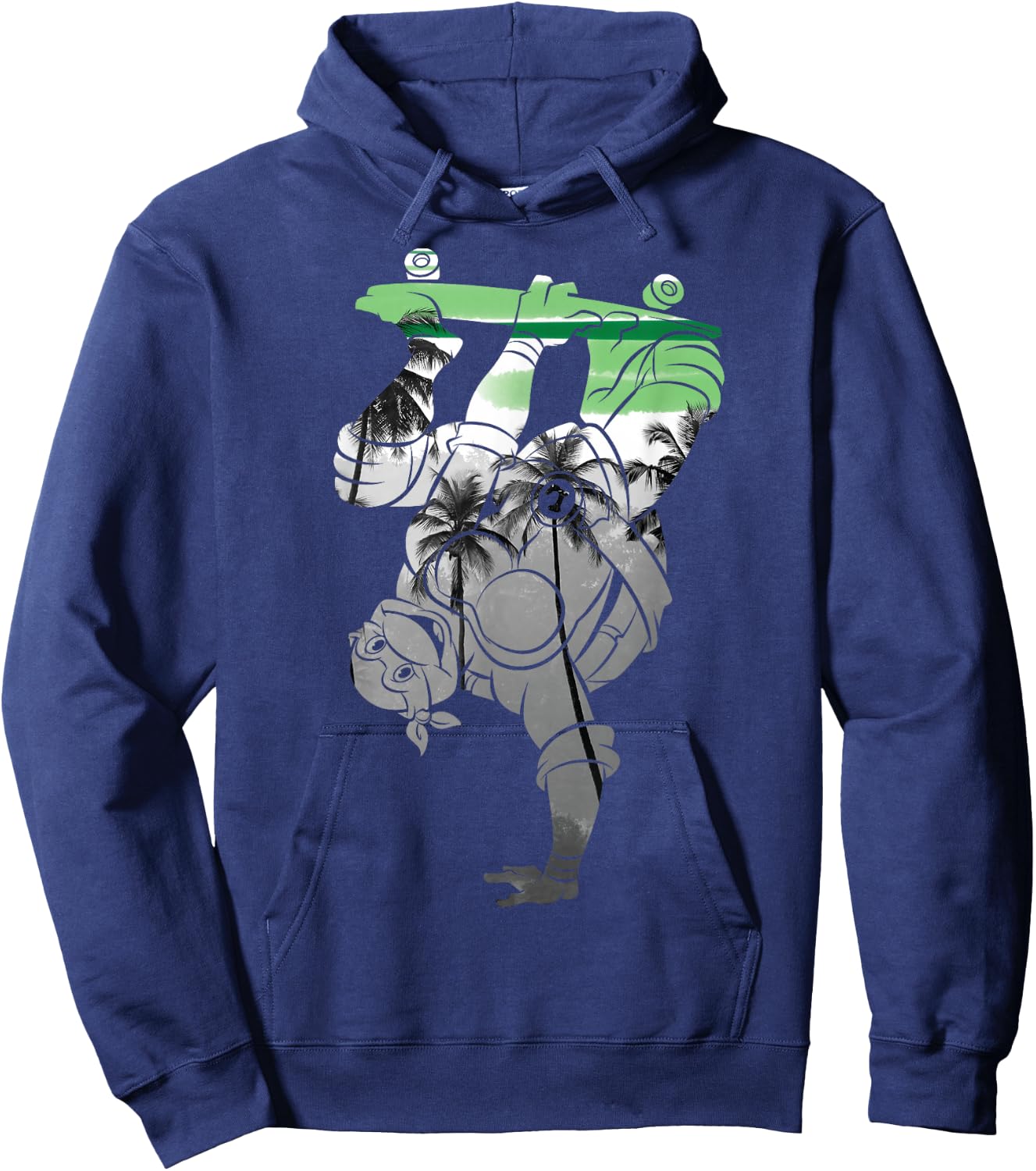 Teenage Mutant Ninja Turtles Leonardo Tropical Hoodie - Hoodie | Navy