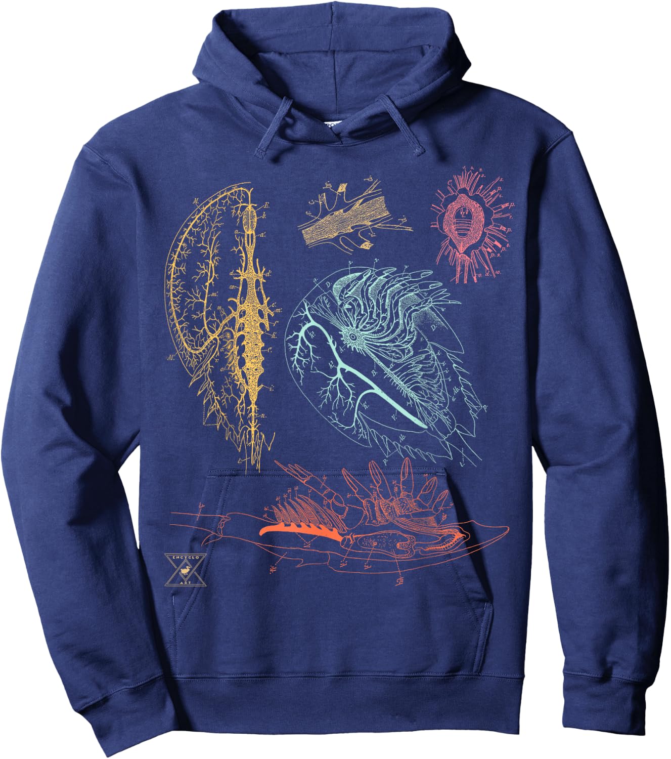 Ocean Sea Animal Horseshoe Crab Shirt Hoodie - Hoodie | Navy