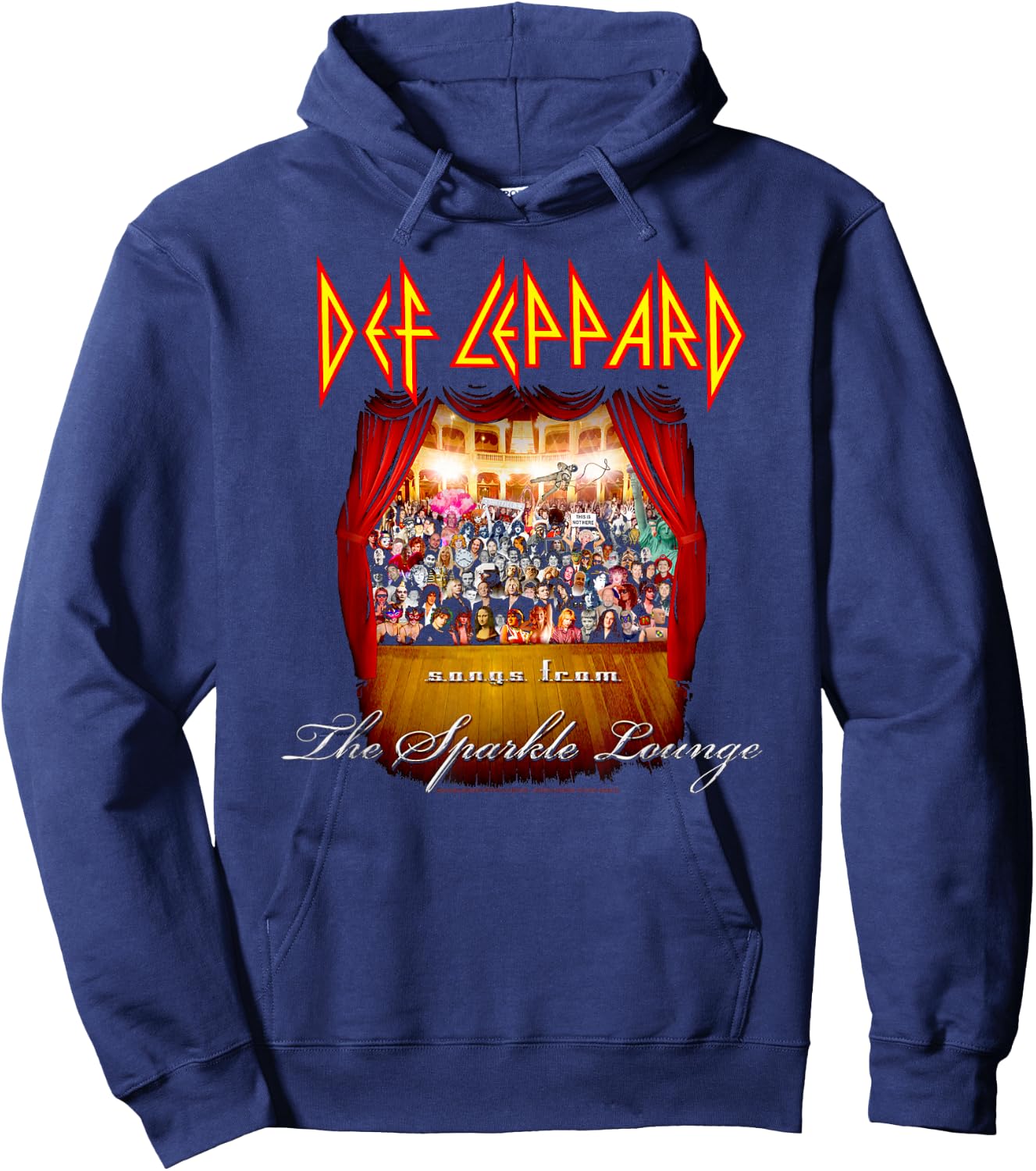 Def Leppard - Songs From the Sparkle Lounge Hoodie - Hoodie | Navy