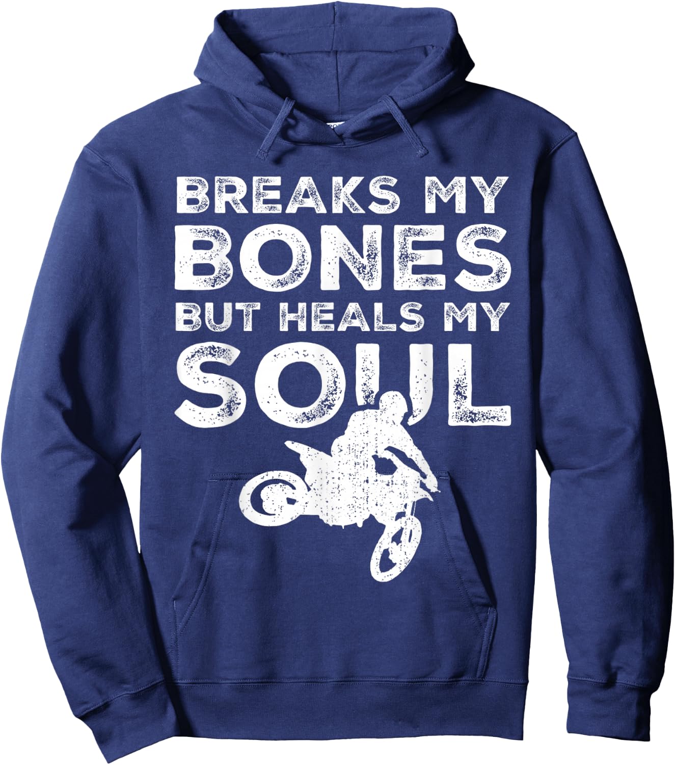 MX Motocross Biker Dirt Bike - Supercross Hoodie - Hoodie | Navy