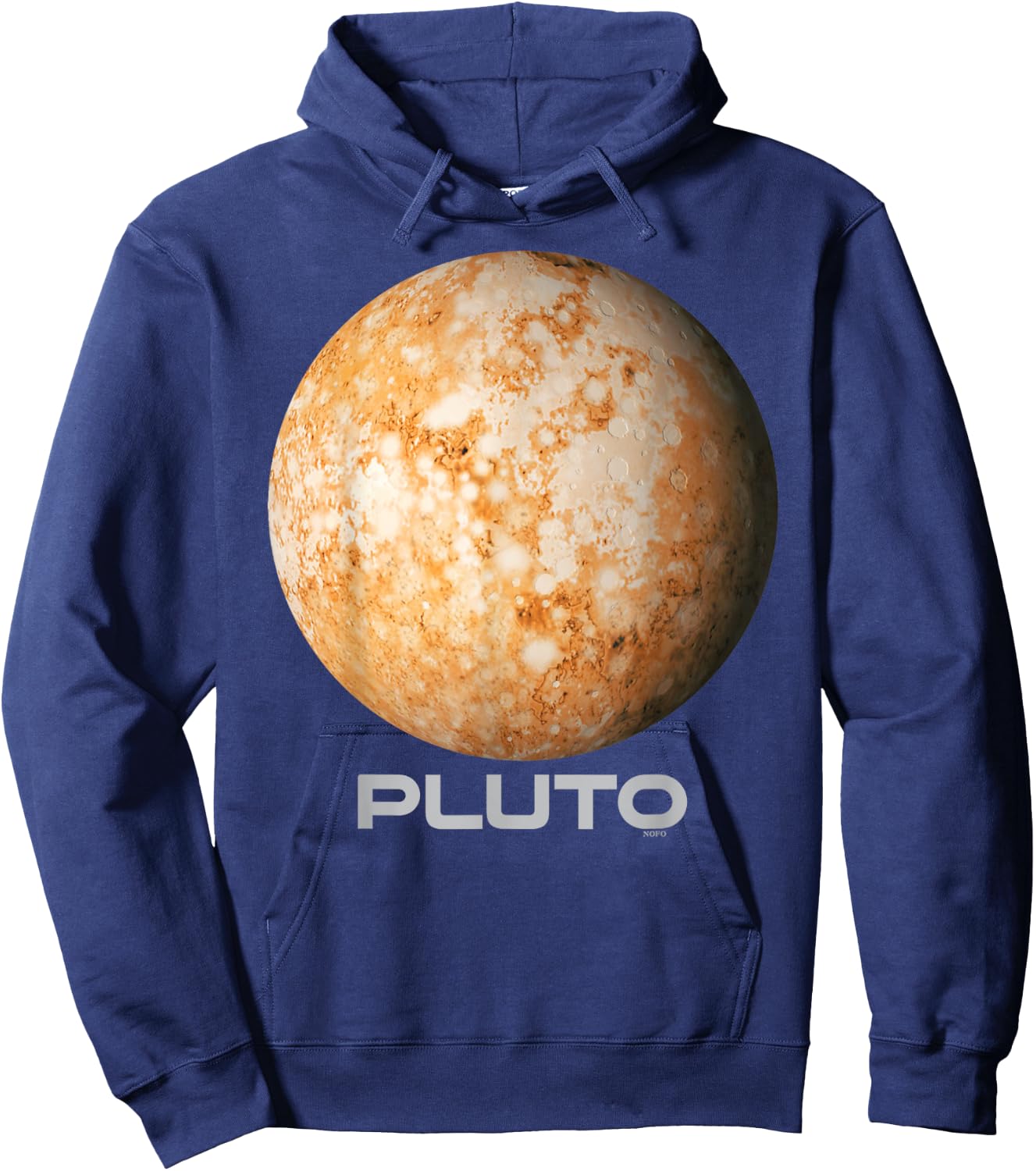 Pluto Shirt, Solar System Planet Hoodie - Hoodie | Navy