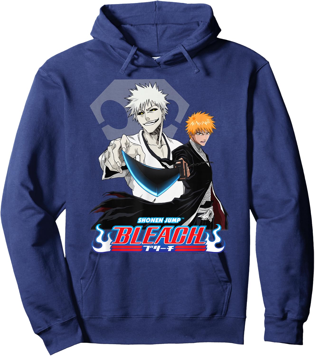 Bleach Hollow Ichigo with Sword Anime Hoodie - Hoodie | Navy