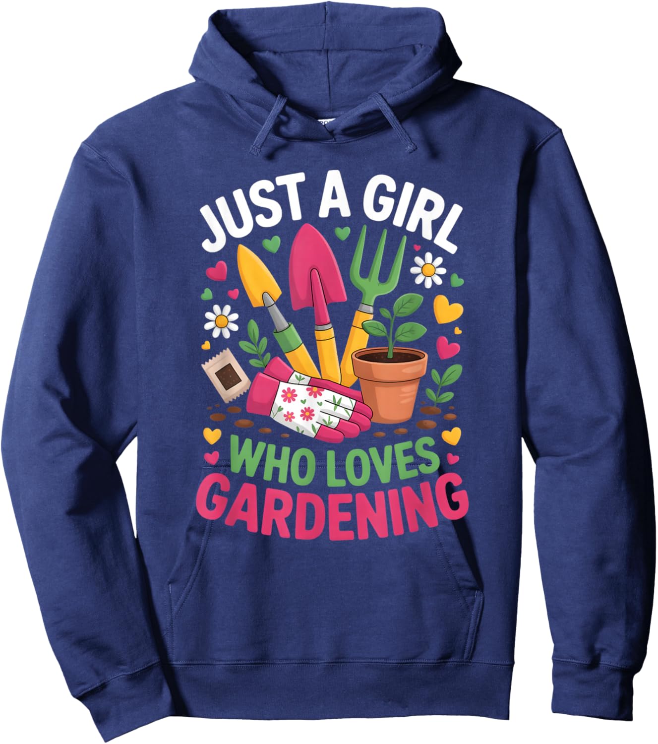 Girls Gardening Hoodie - Hoodie | Navy