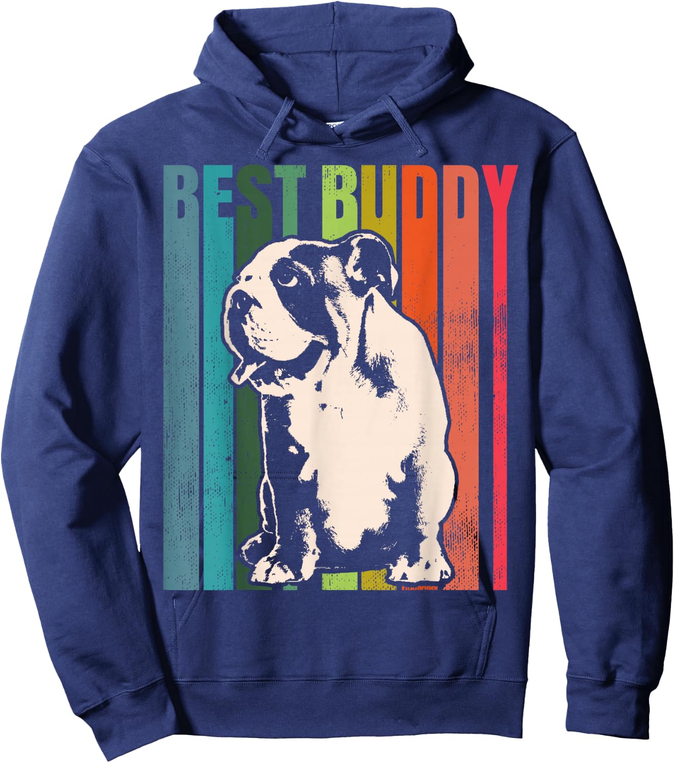 English Bulldog British Bulldog Hoodie - Hoodie | Navy