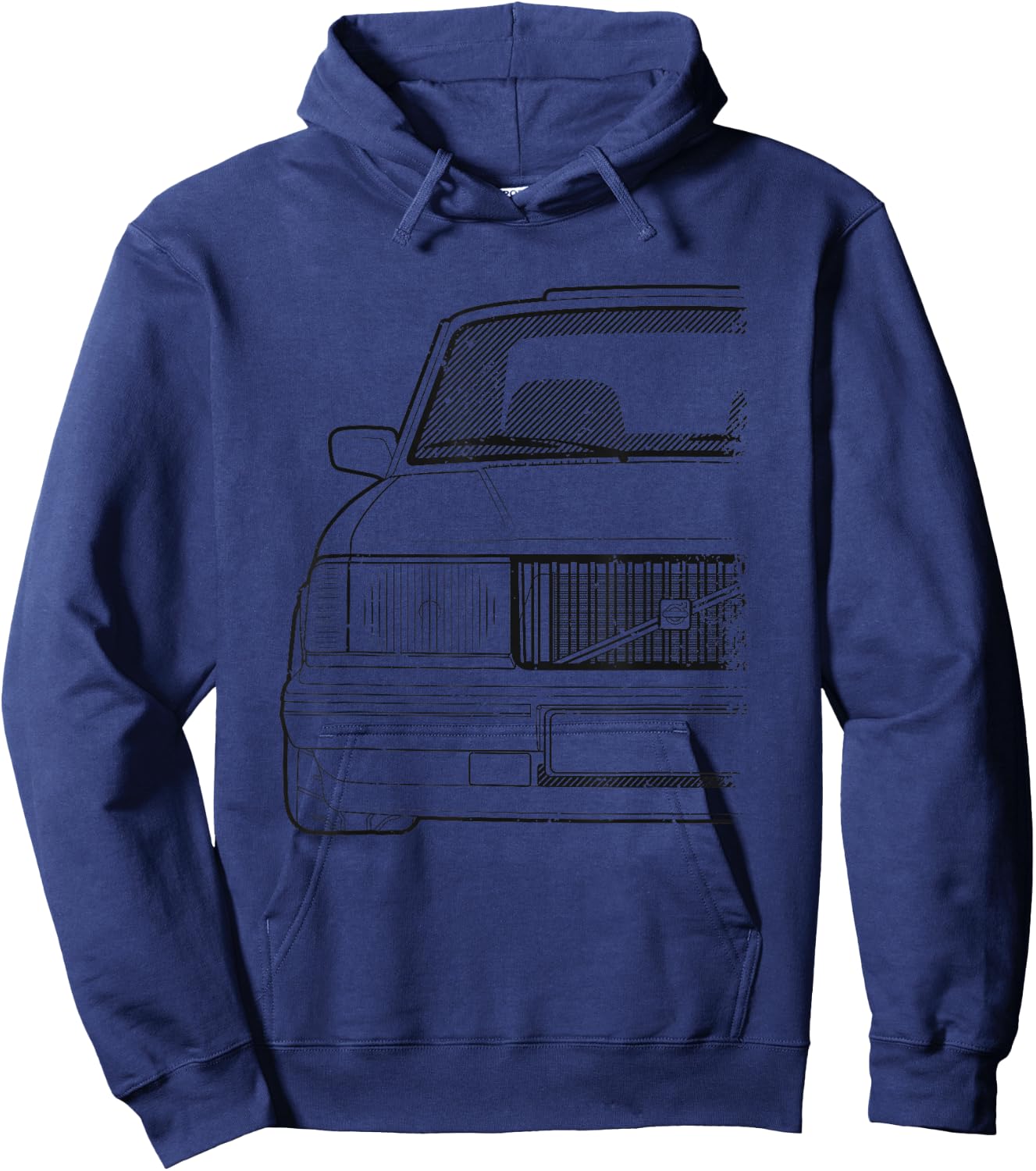 Vintage 240 Turbo Stealth 2 Hoodie - Hoodie | Navy