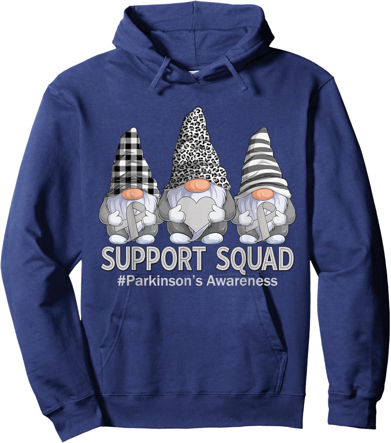 Gnome Support Squad Parkinson’s Awareness Hoodie - Hoodie | Navy