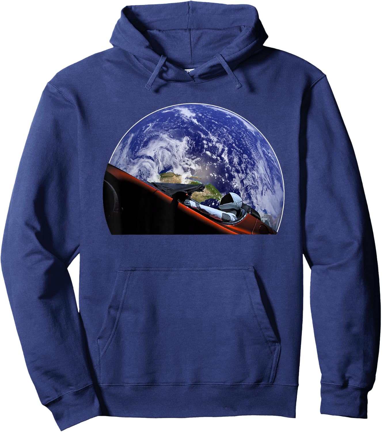 Starman Space and Mars Exploration T Shirt Hoodie - Hoodie | Navy