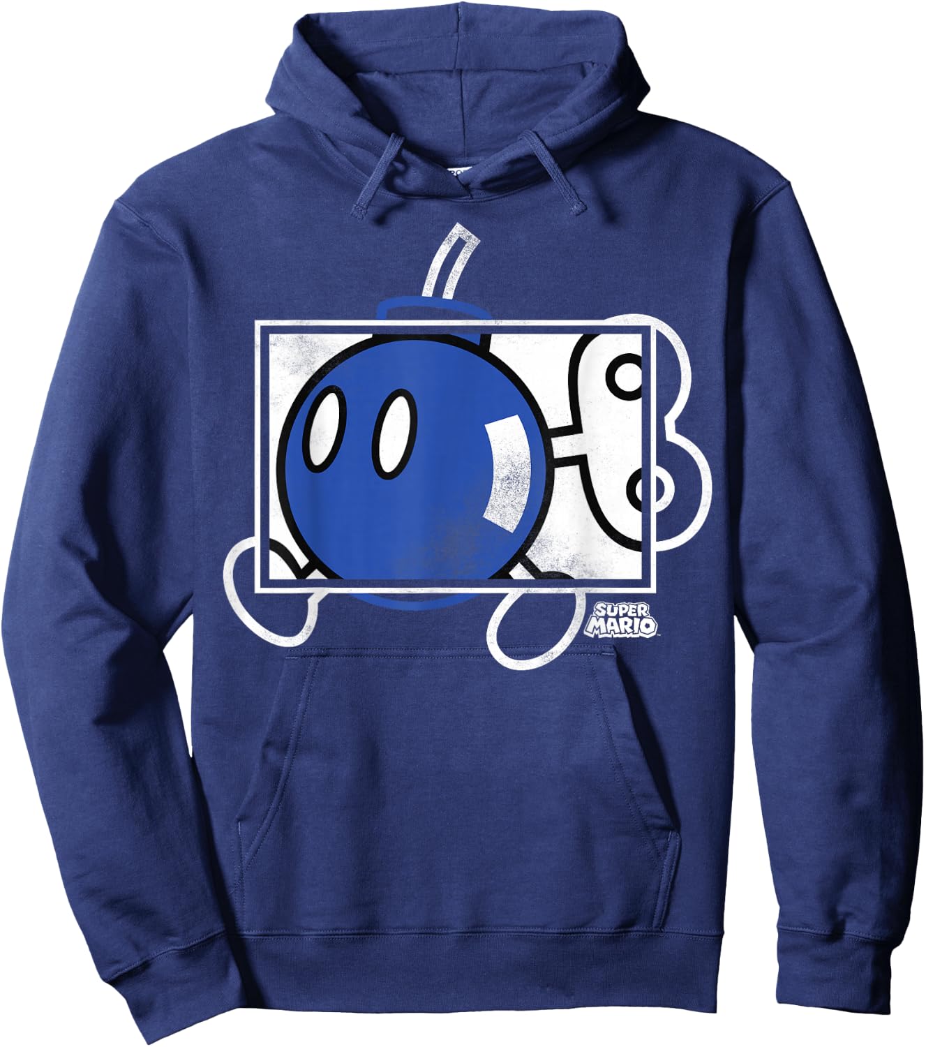 Nintendo Super Mario Bob-Omb X-Ray Graphic Hoodie - Hoodie | Navy