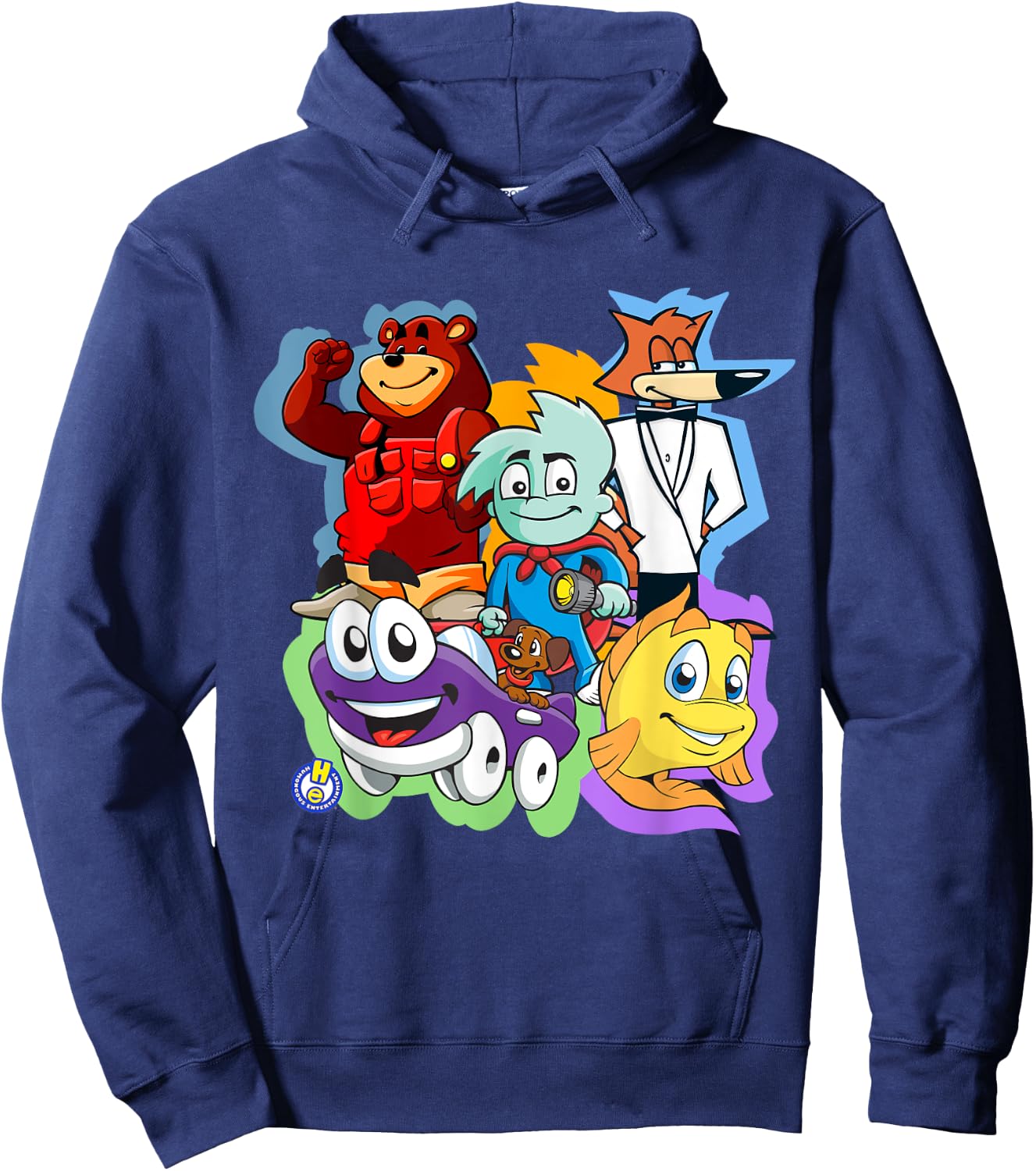 Humongous Entertainment: Humongous All-Stars Hoodie - Hoodie | Navy