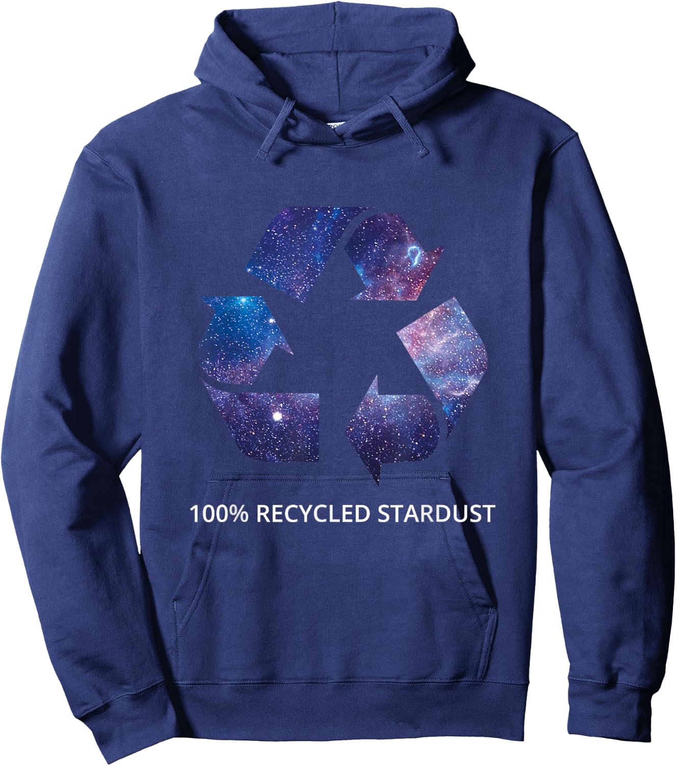 100% Recycled Stardust - Awesome Space Geek Hoodie - Hoodie | Navy