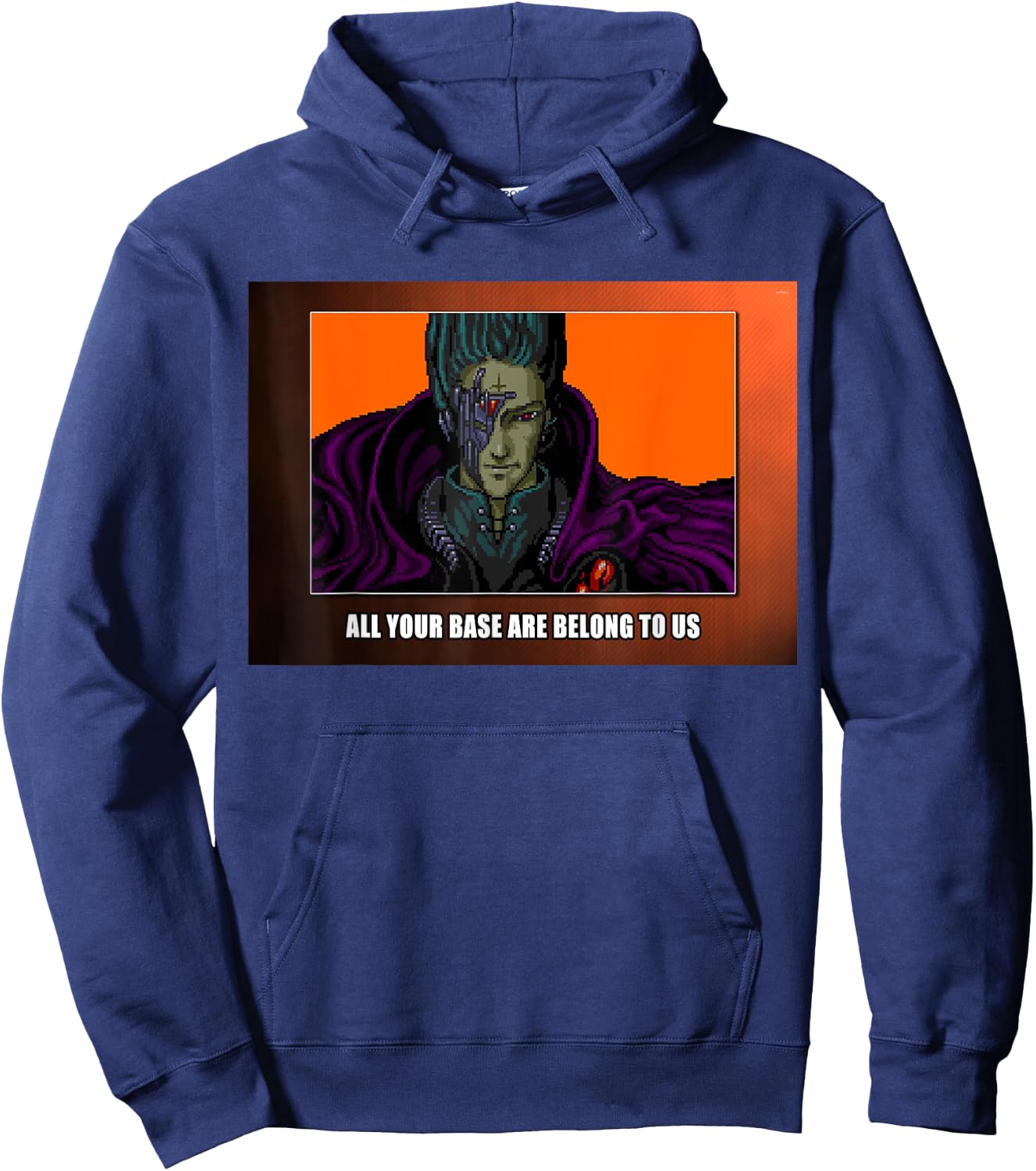 All Your Base Are Belong To Us Hoodie - Hoodie | Navy