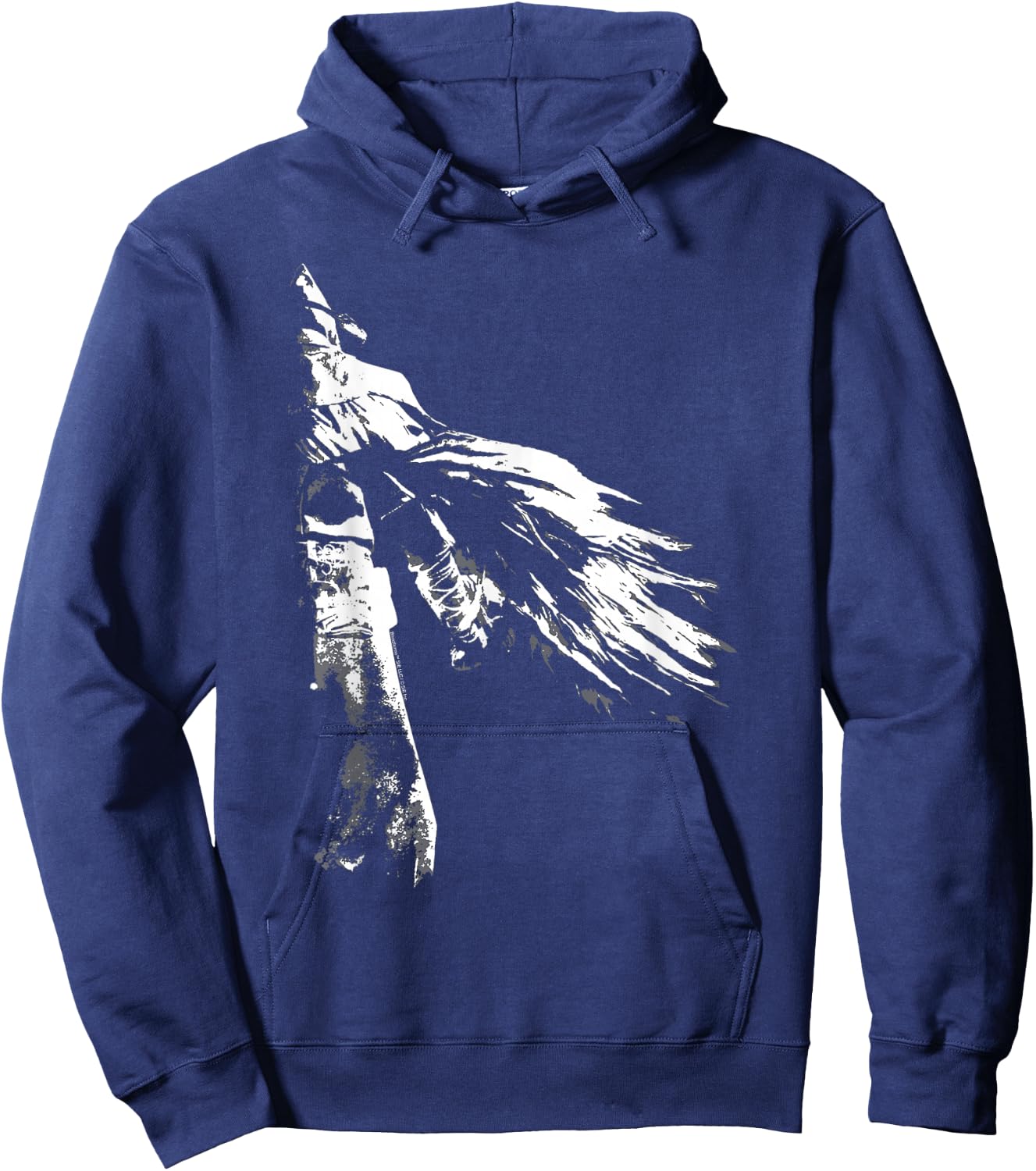 Bloodborne Hunter's Cape Detail Dark Video Game Hoodie - Hoodie | Navy