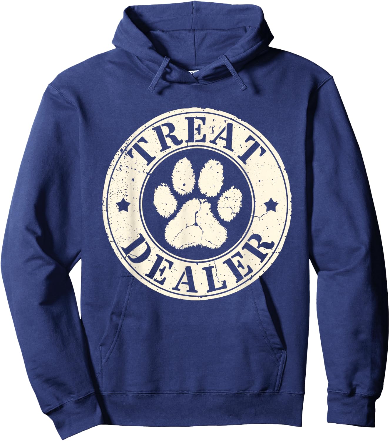 Treat Dealer Funny Dog Saying Men Women Hoodie - Hoodie | Navy